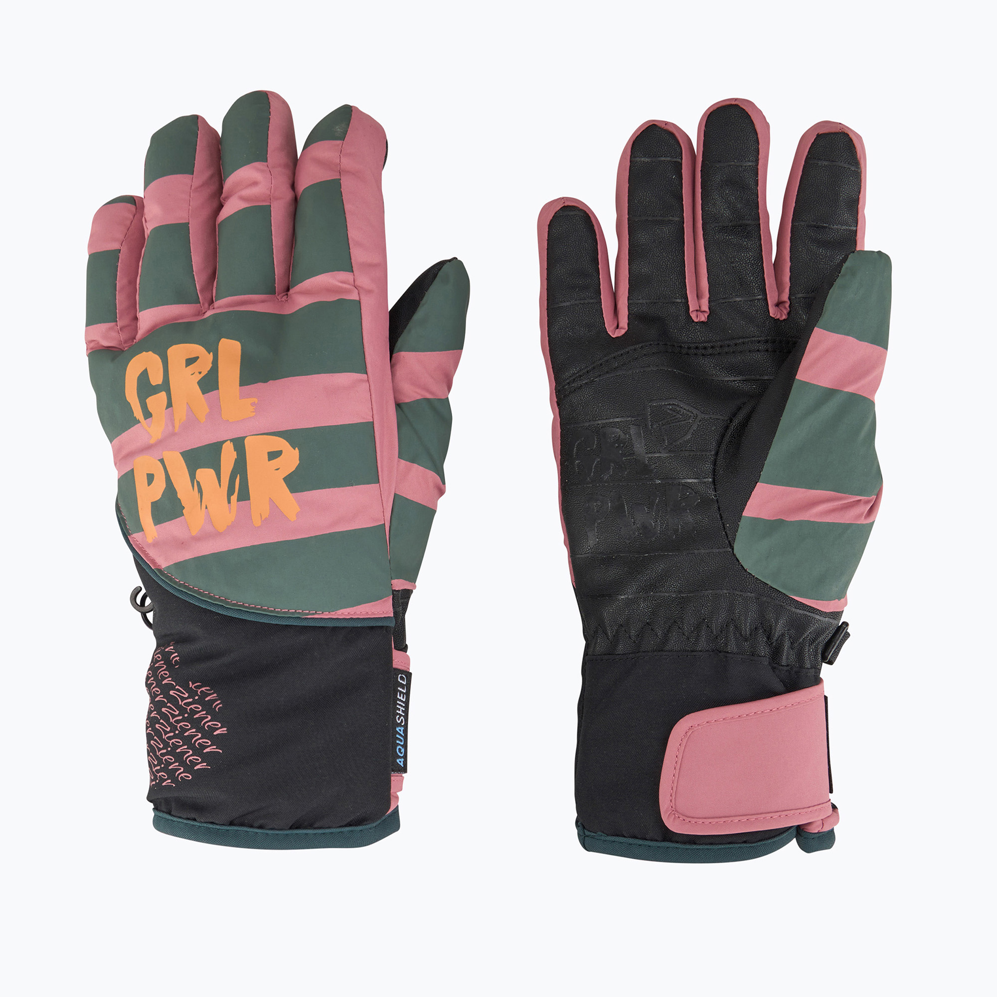 Skihandschuhe Kinder ZIENER Liwa Aquashield PR rose blossom