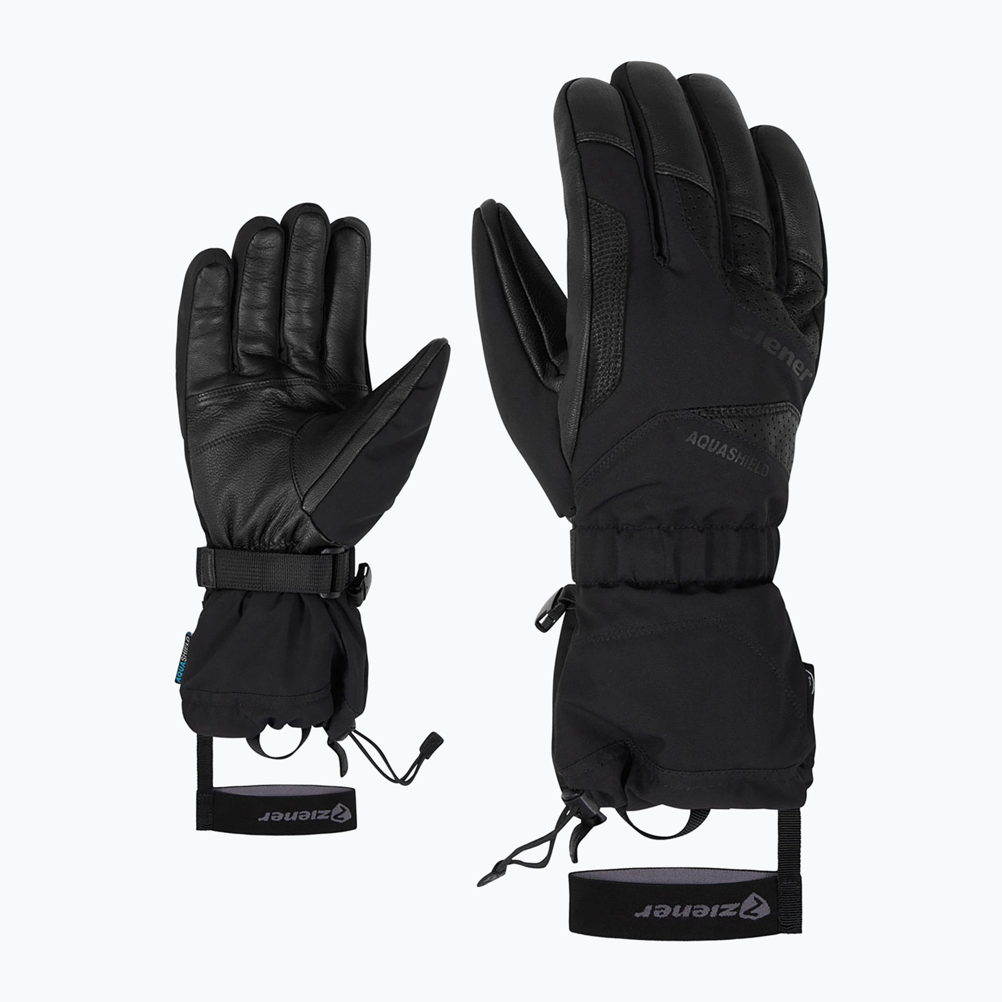 Mănuși de schi pentru bărbați ZIENER Gaiku-Z Aquashield AW black