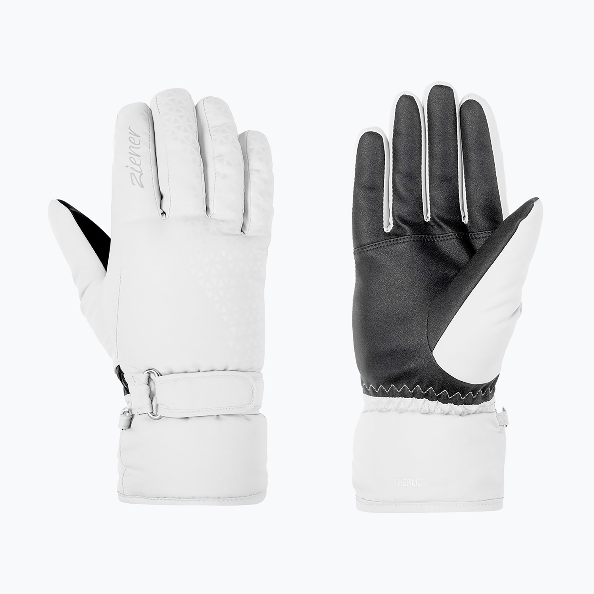 Дамски скиорски ръкавици ZIENER Kisar Aquashield white