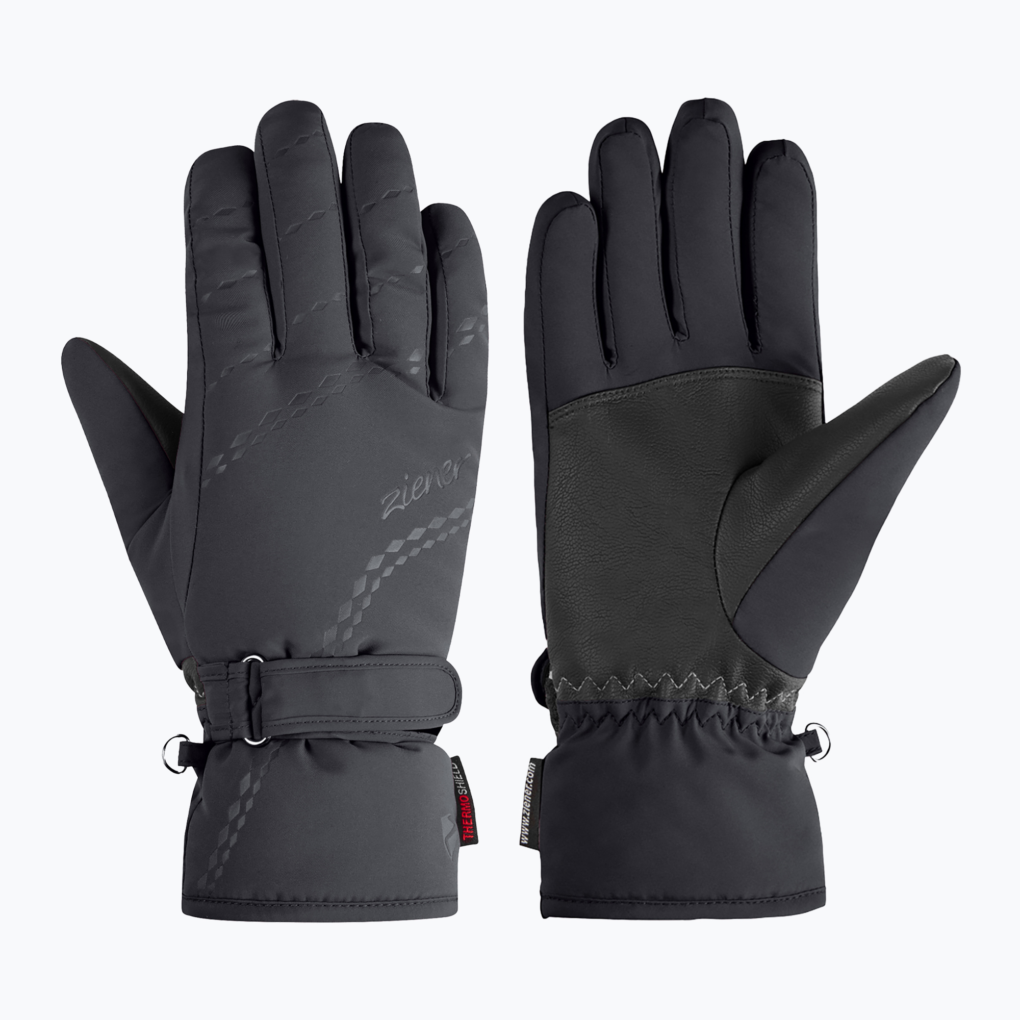 Damen-Skihandschuhe ZIENER Keva-Z PR black
