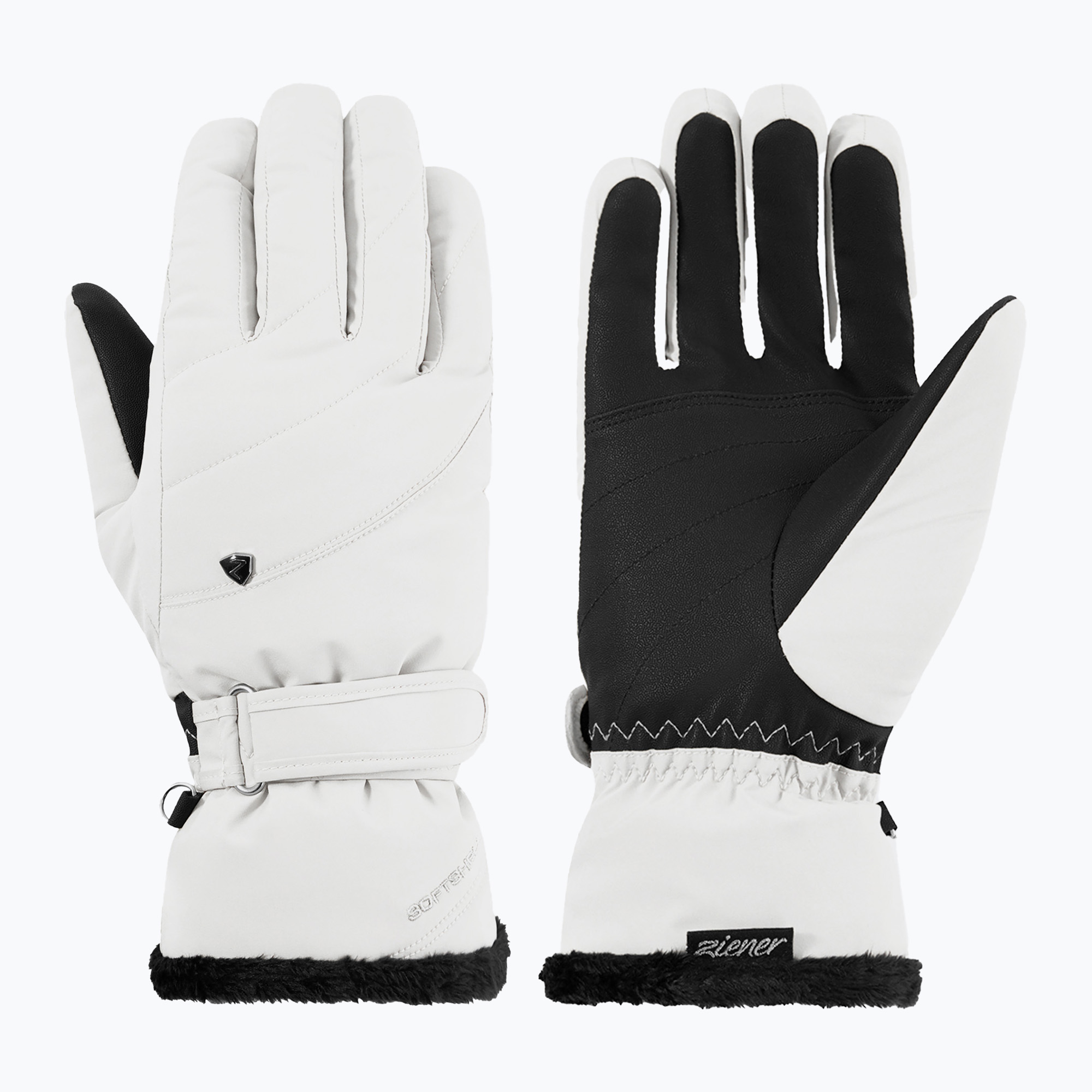 Дамски скиорски ръкавици ZIENER Keaka-Z Aquashield PR white