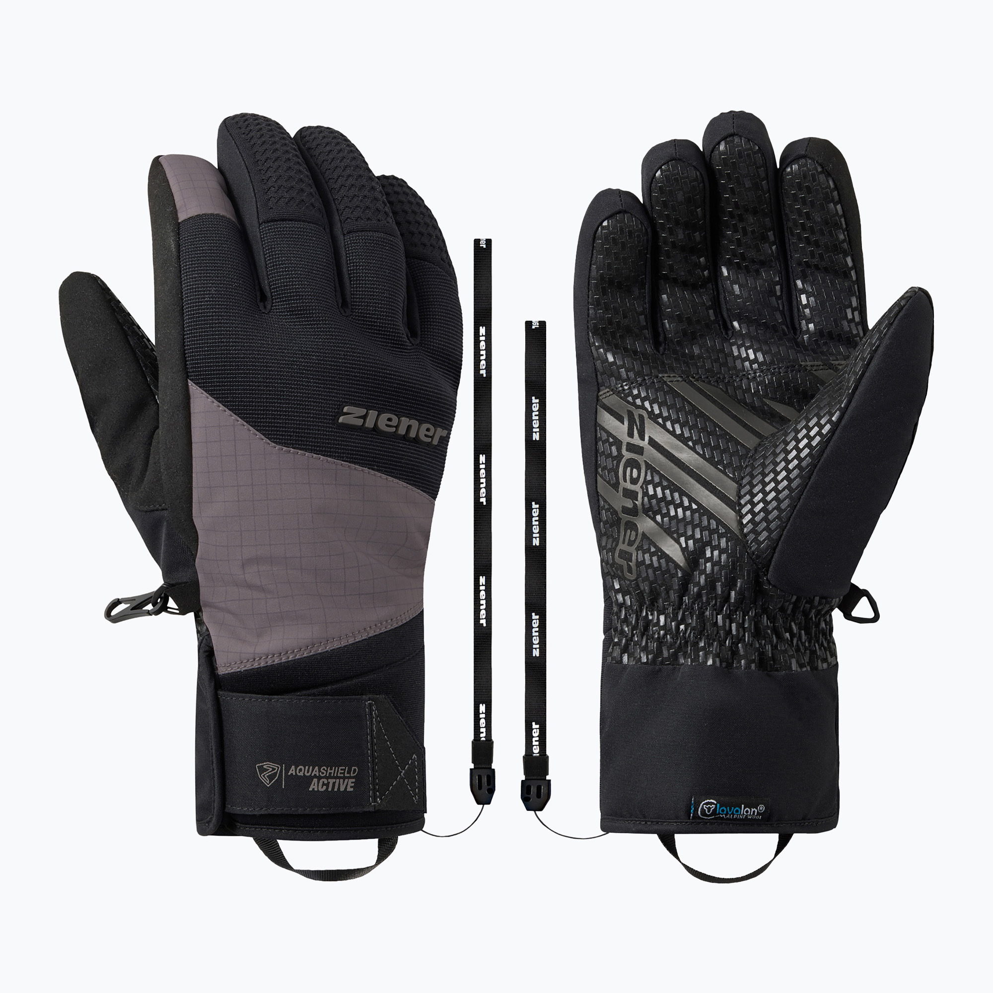 Мъжки скиорски ръкавици Ziener Gastius-Z Aquashield AW Glove magnet