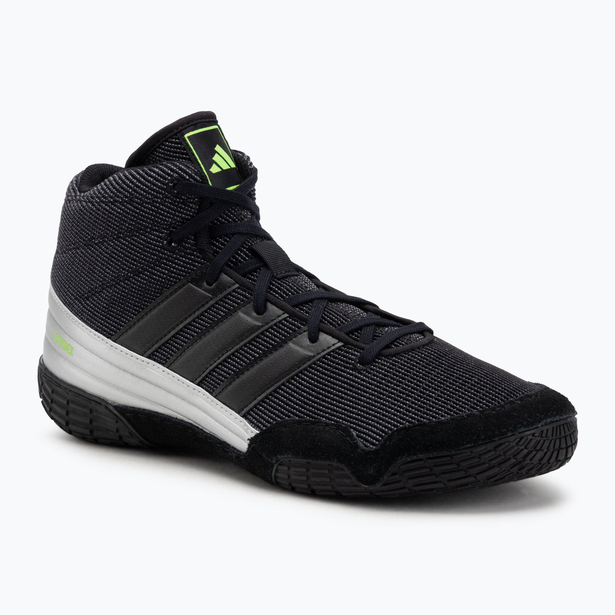 Buty bokserskie adidas Speedex core black/lucid lemon