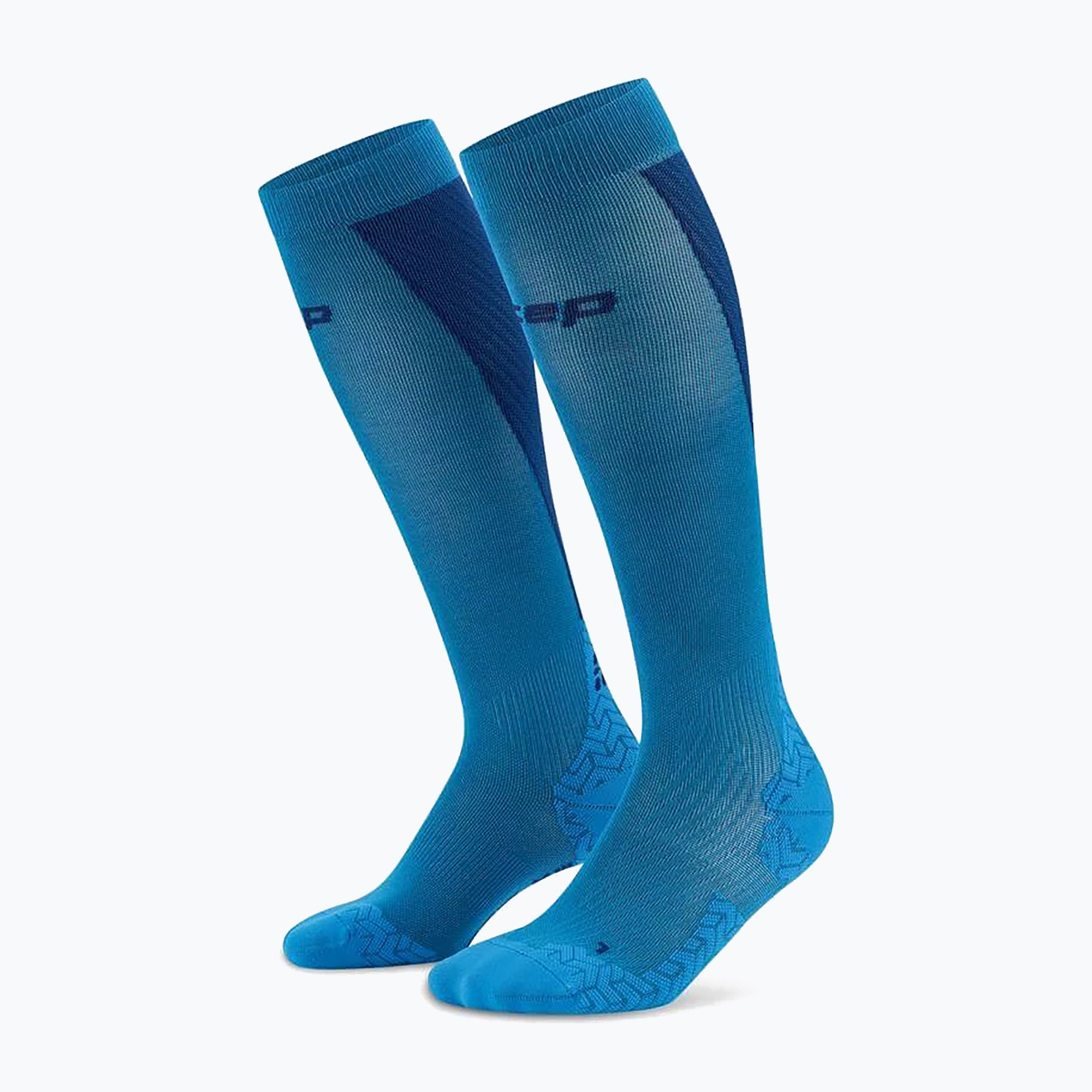 Мъжки чорапи CEP Ultralight Tall 4.0 blue/dark blue