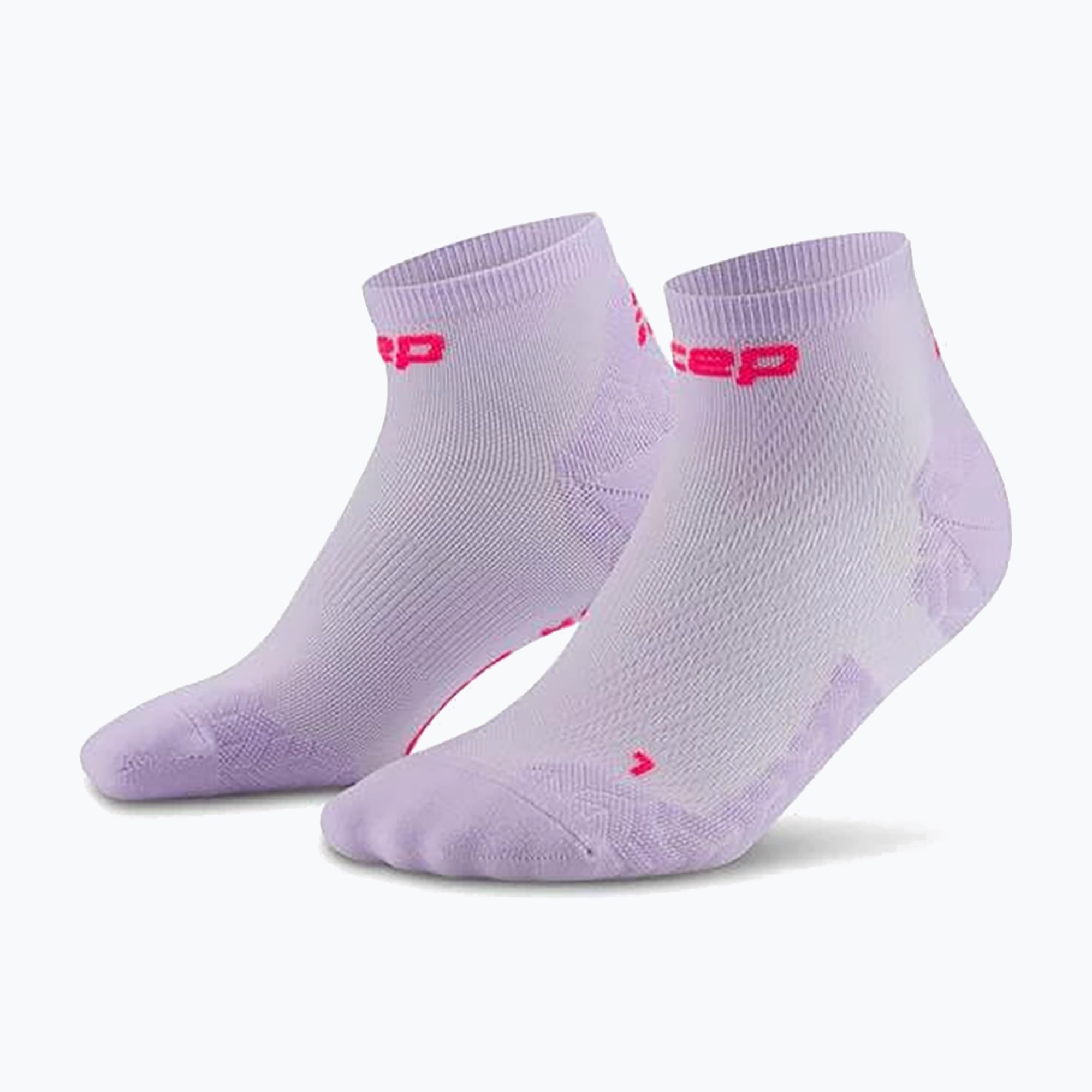 Мъжки компресионни чорапи CEP Ultralight Low Cut 4.0 lilac