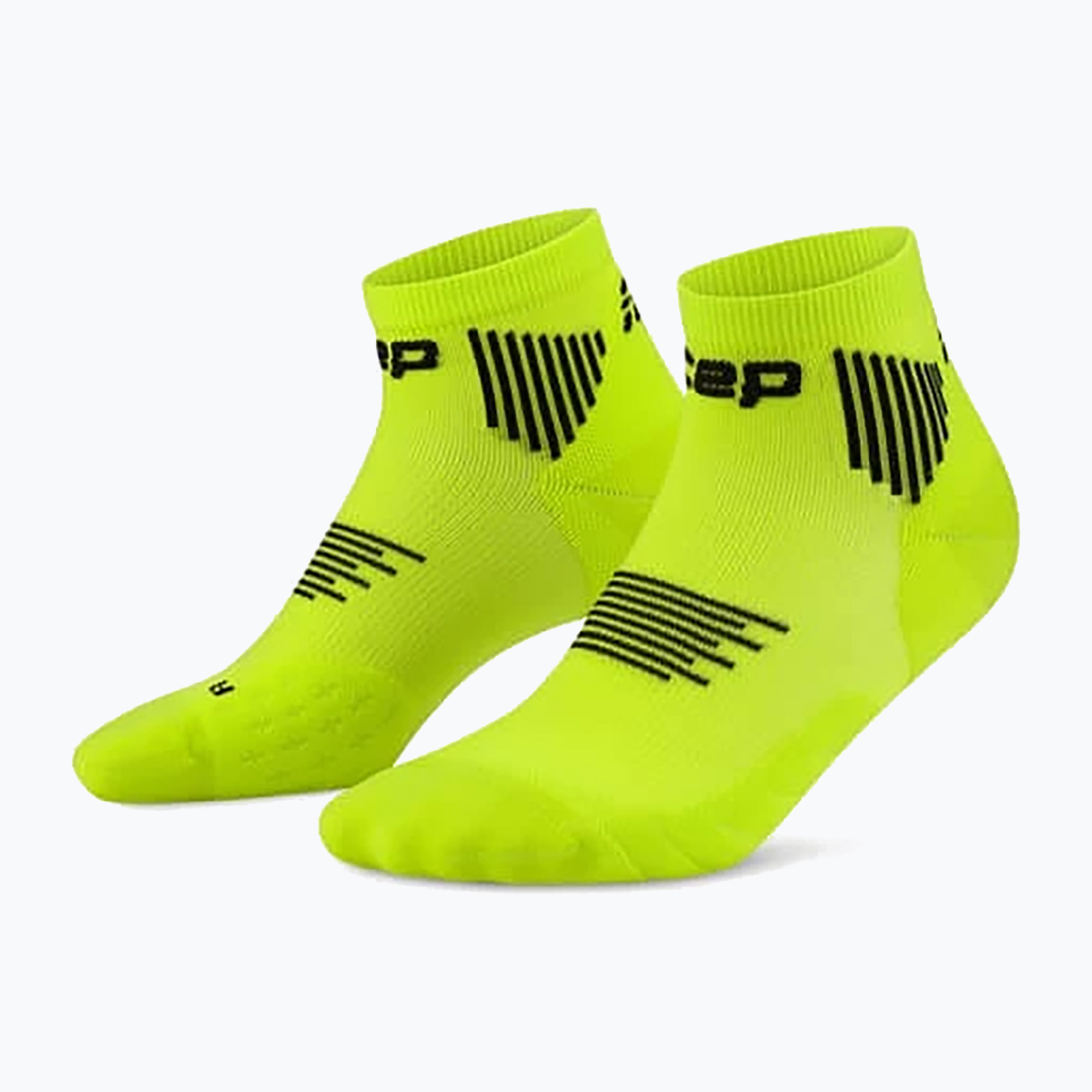 Дамски компресионни чорапи CEP Run Low Cut 5.0 lime/black