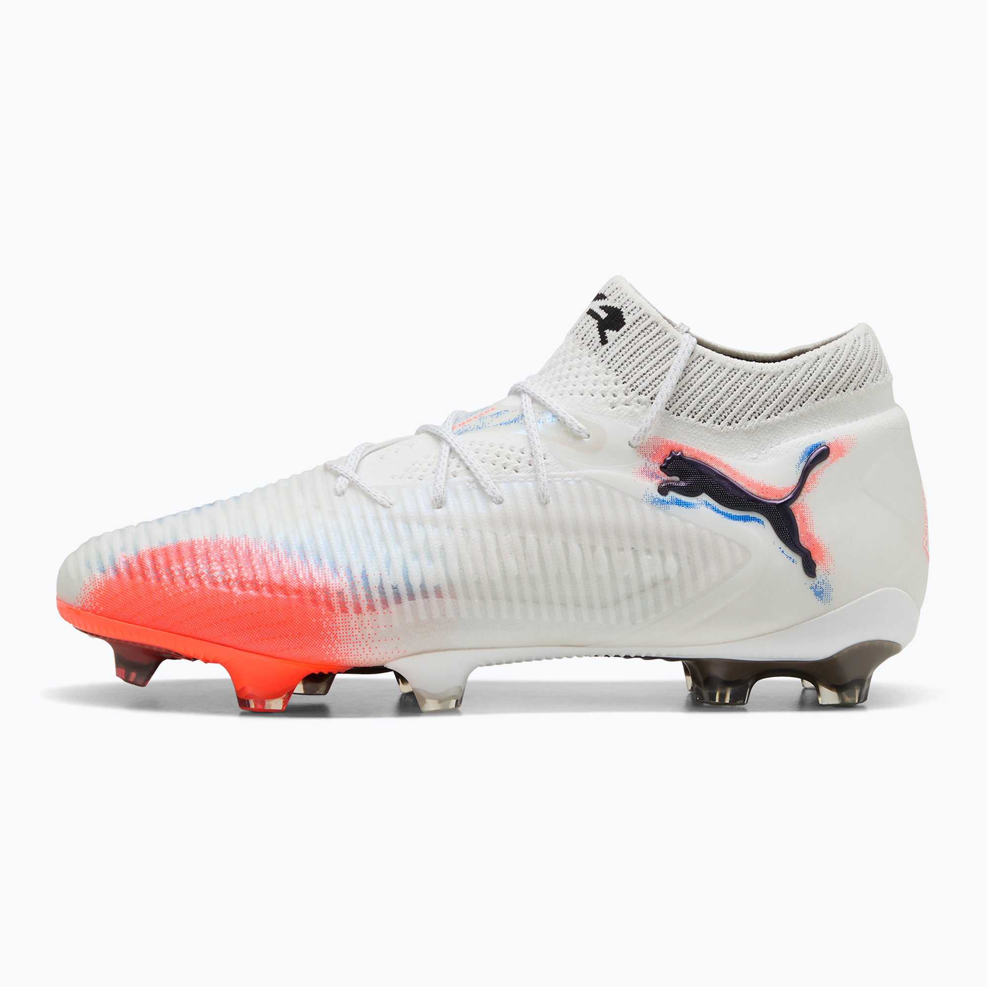 Buty piłkarskie męskie PUMA Future 8 Ultimate FG puma white/puma black/glowing red 