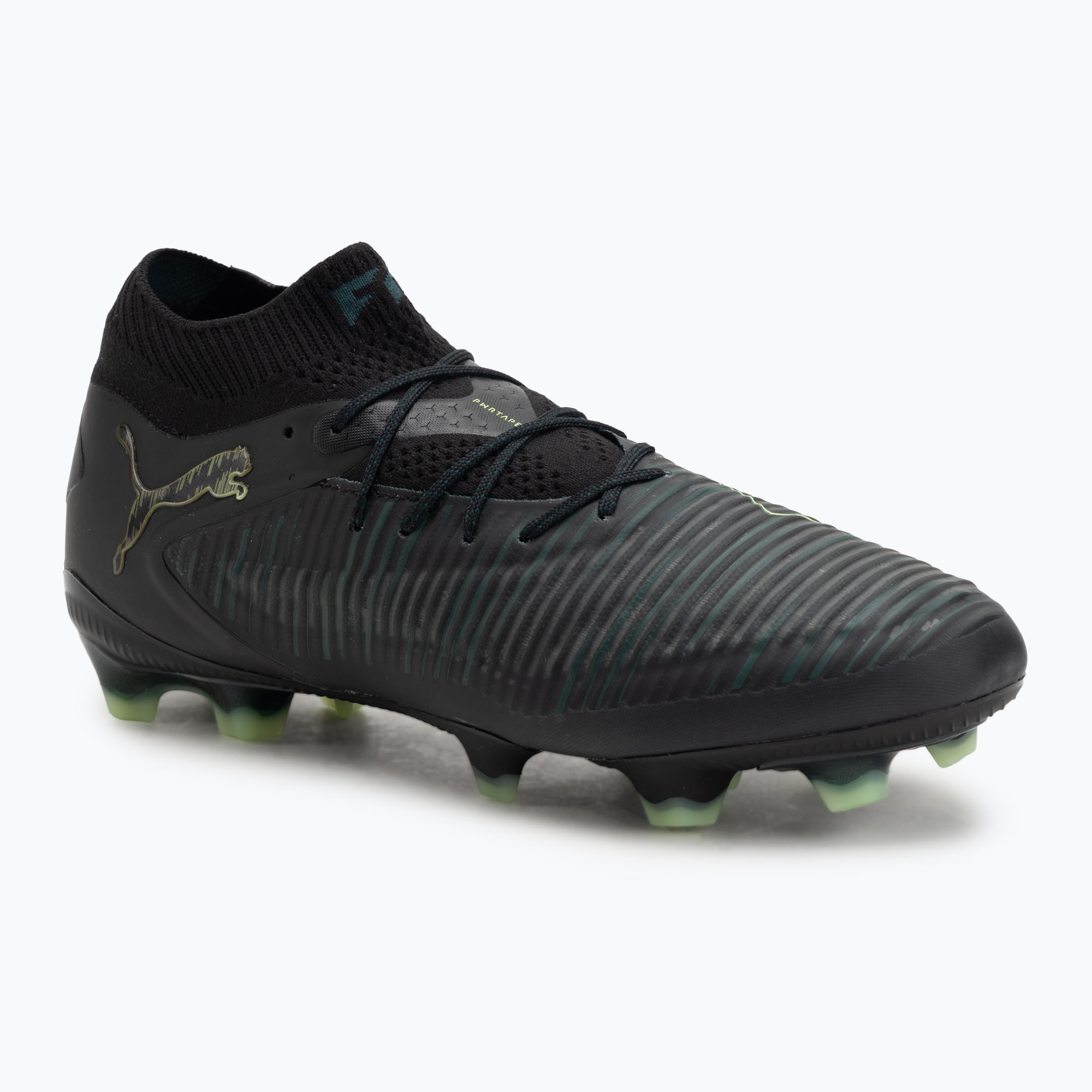 Buty piłkarskie męskie PUMA Future 8 Ultimate FG puma black/fizzy light/green terrain 