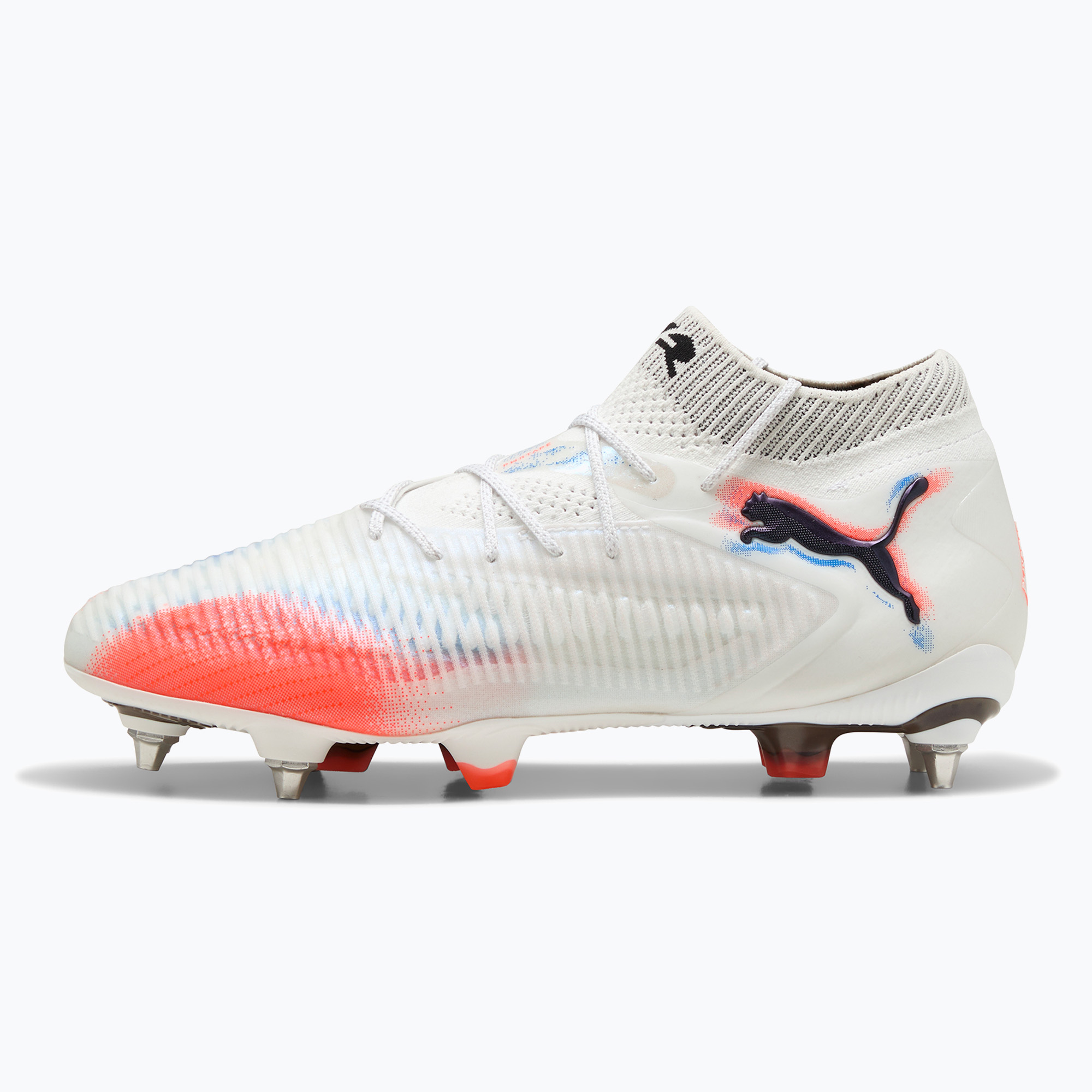 Buty piłkarskie męskie PUMA Future 8 Ultimate MxSG puma white/puma black/glowing red 