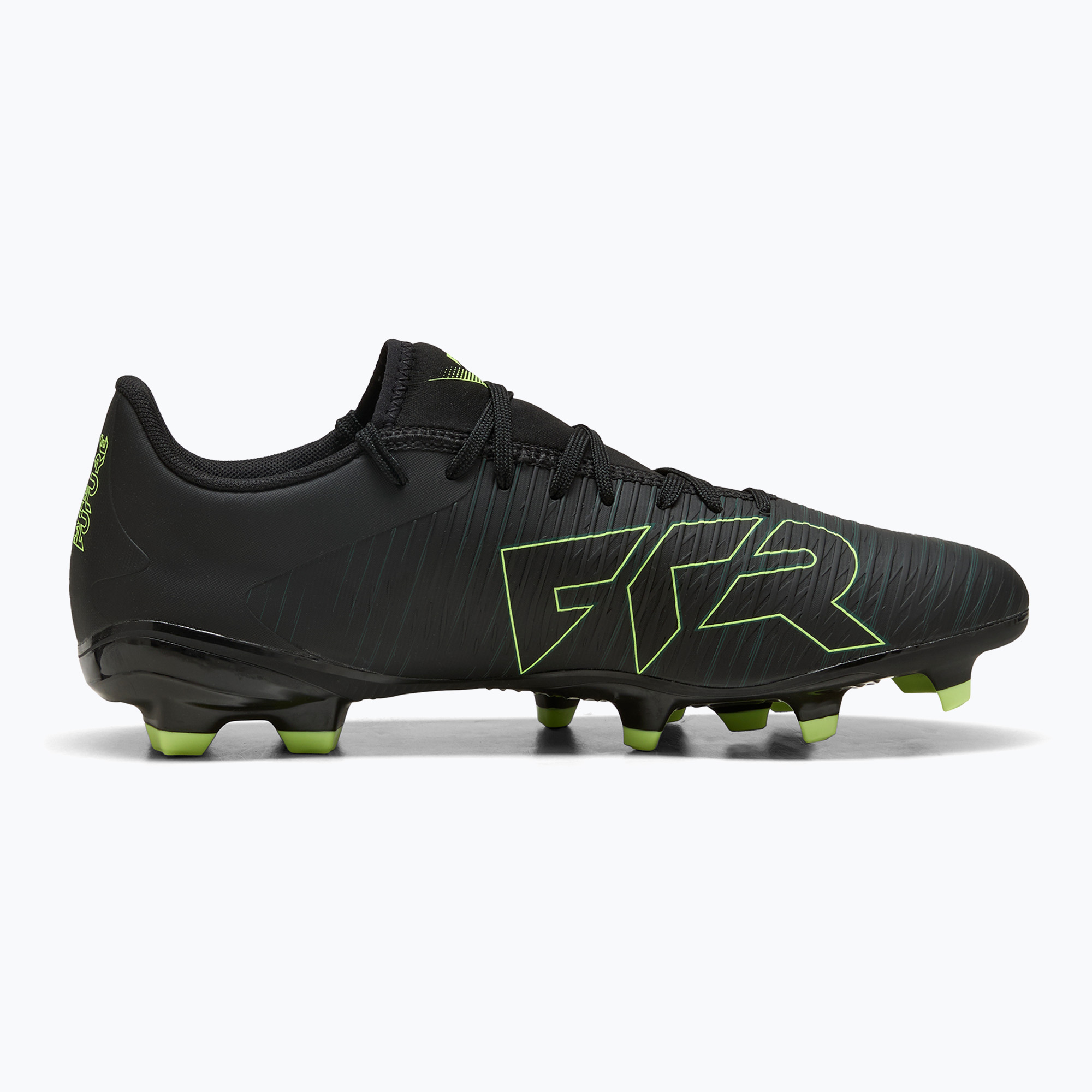 Buty piłkarskie męskie PUMA Future 8 Play FG/AG puma black/fizzy light/green terrain 