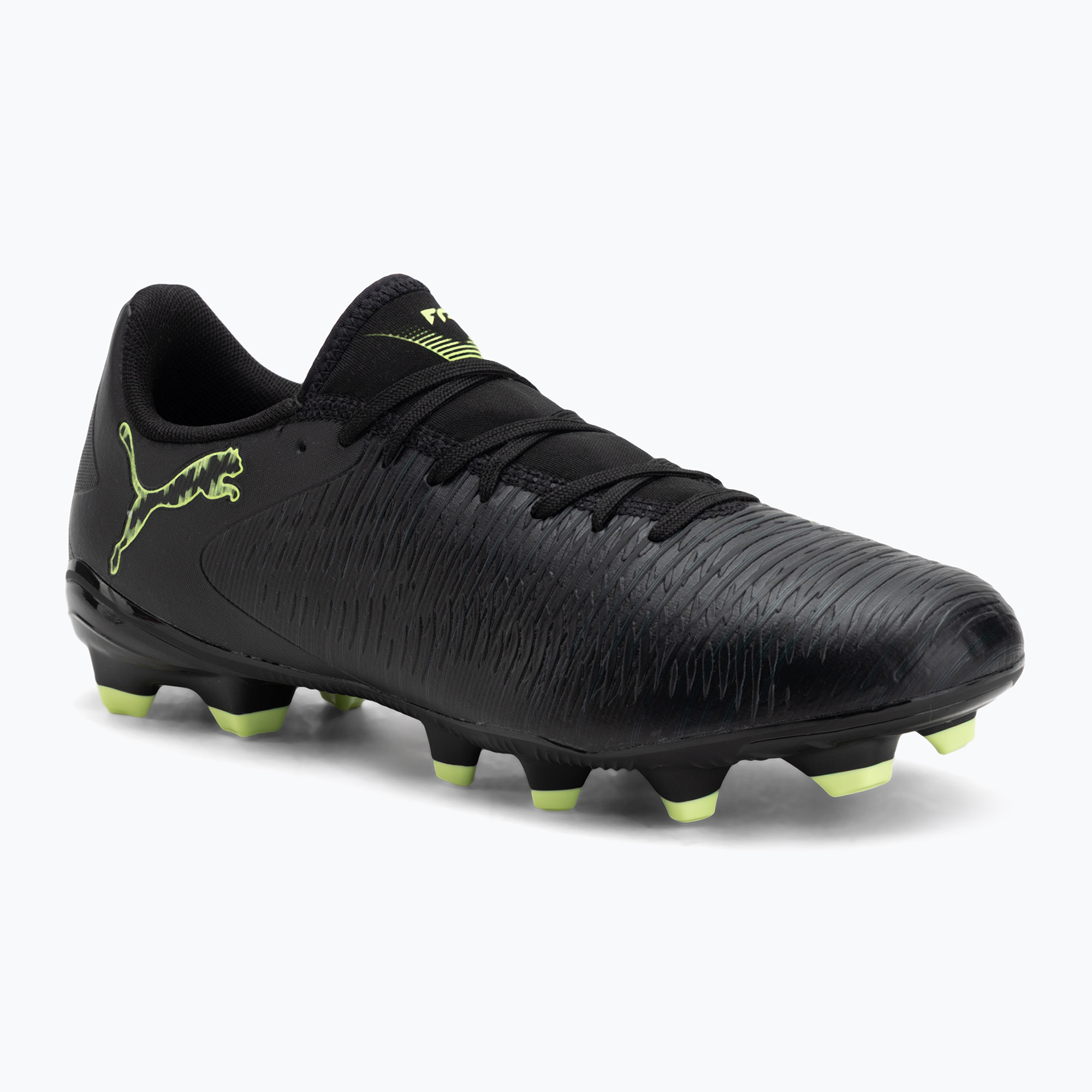 Buty piłkarskie męskie PUMA Future 8 Play FG/AG puma black/fizzy light/green terrain 