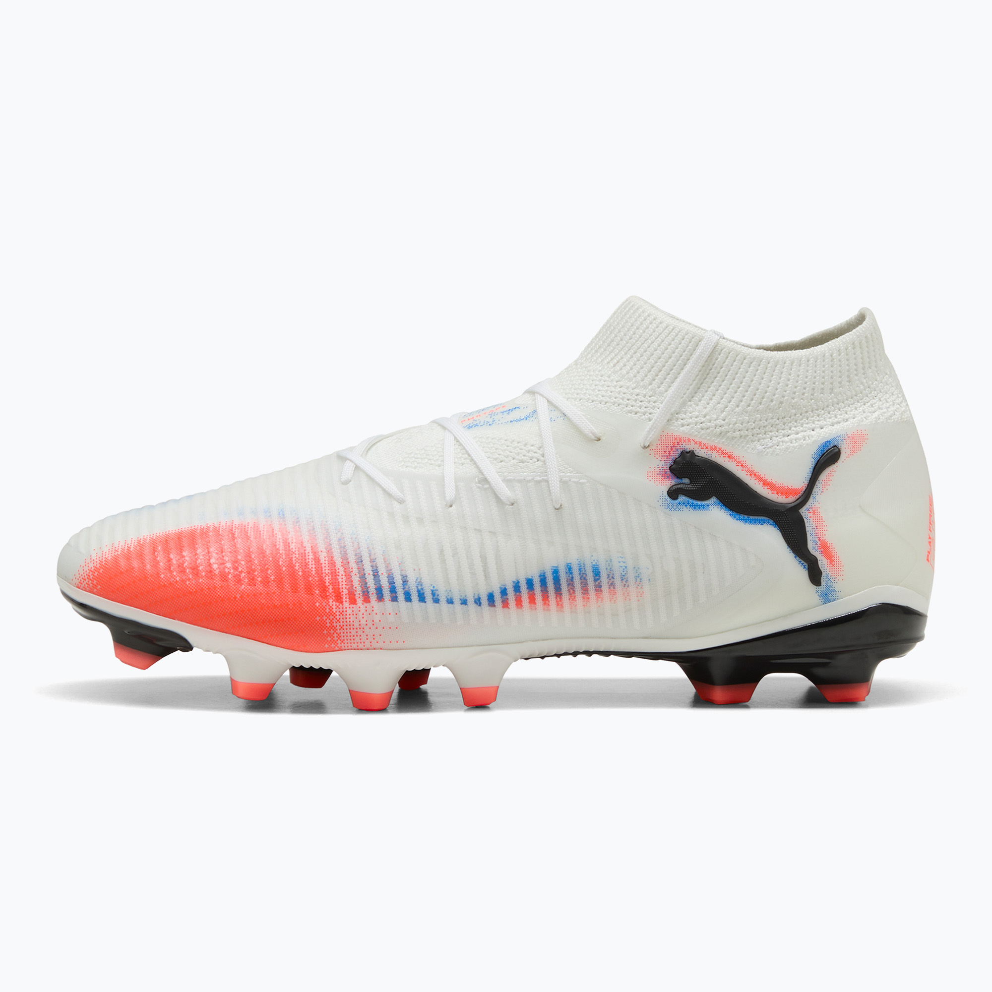 Buty piłkarskie męskie PUMA Future 8 Pro FG/AG puma white/puma black/glowing red 