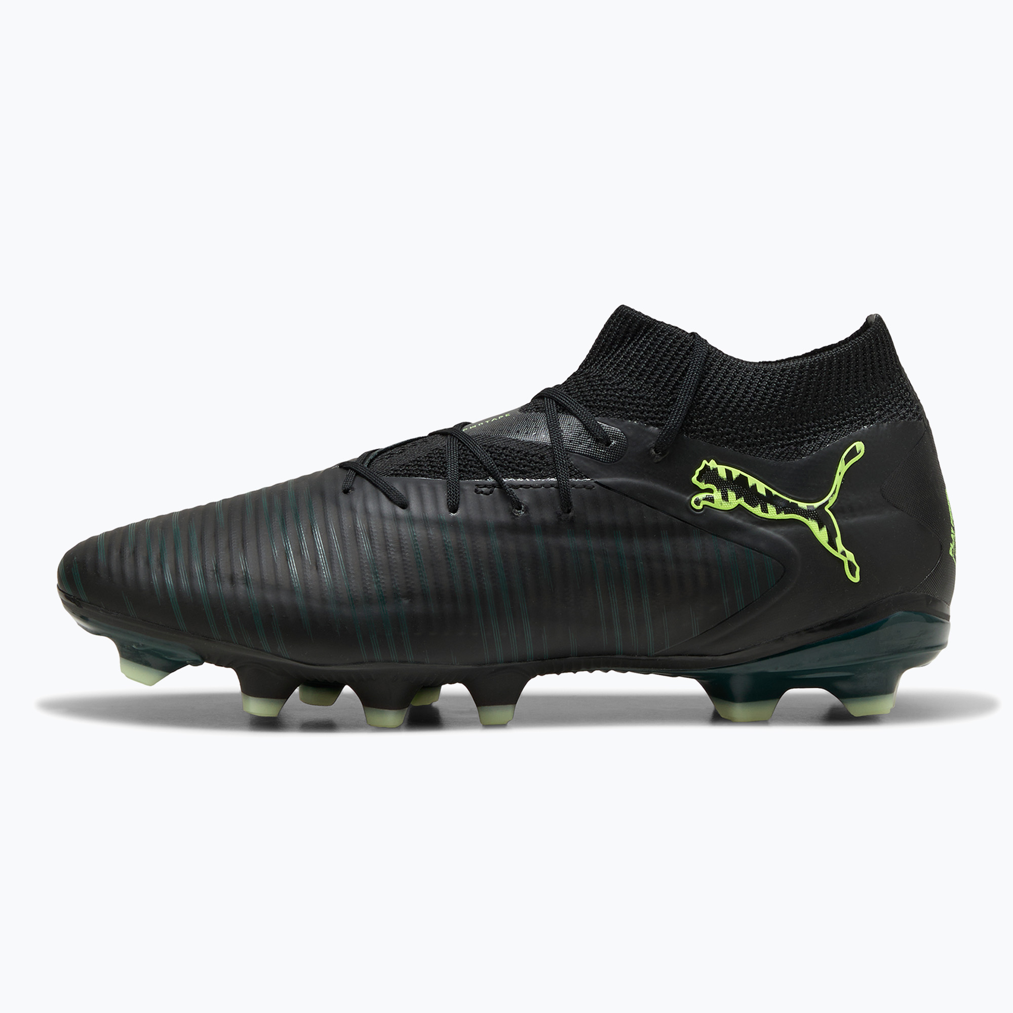 Pánske kopačky PUMA Future 8 Pro FG/AG puma black/fizzy light/green terrain (Future 8 Pro FG/AG 108588 02)