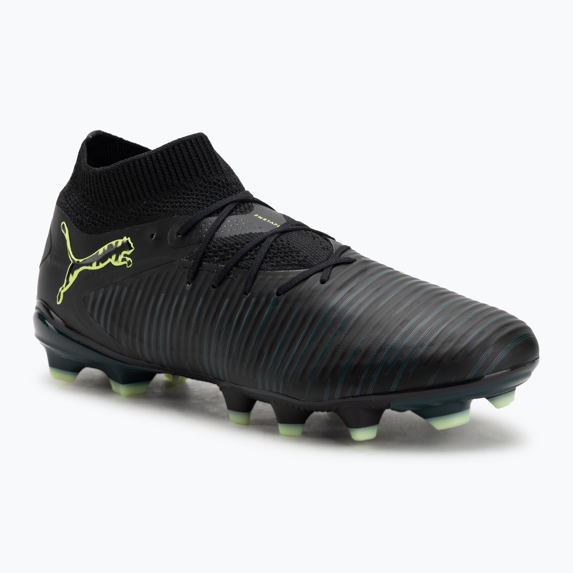 Buty piłkarskie męskie PUMA Future 8 Pro FG/AG puma black/fizzy light/green terrain 