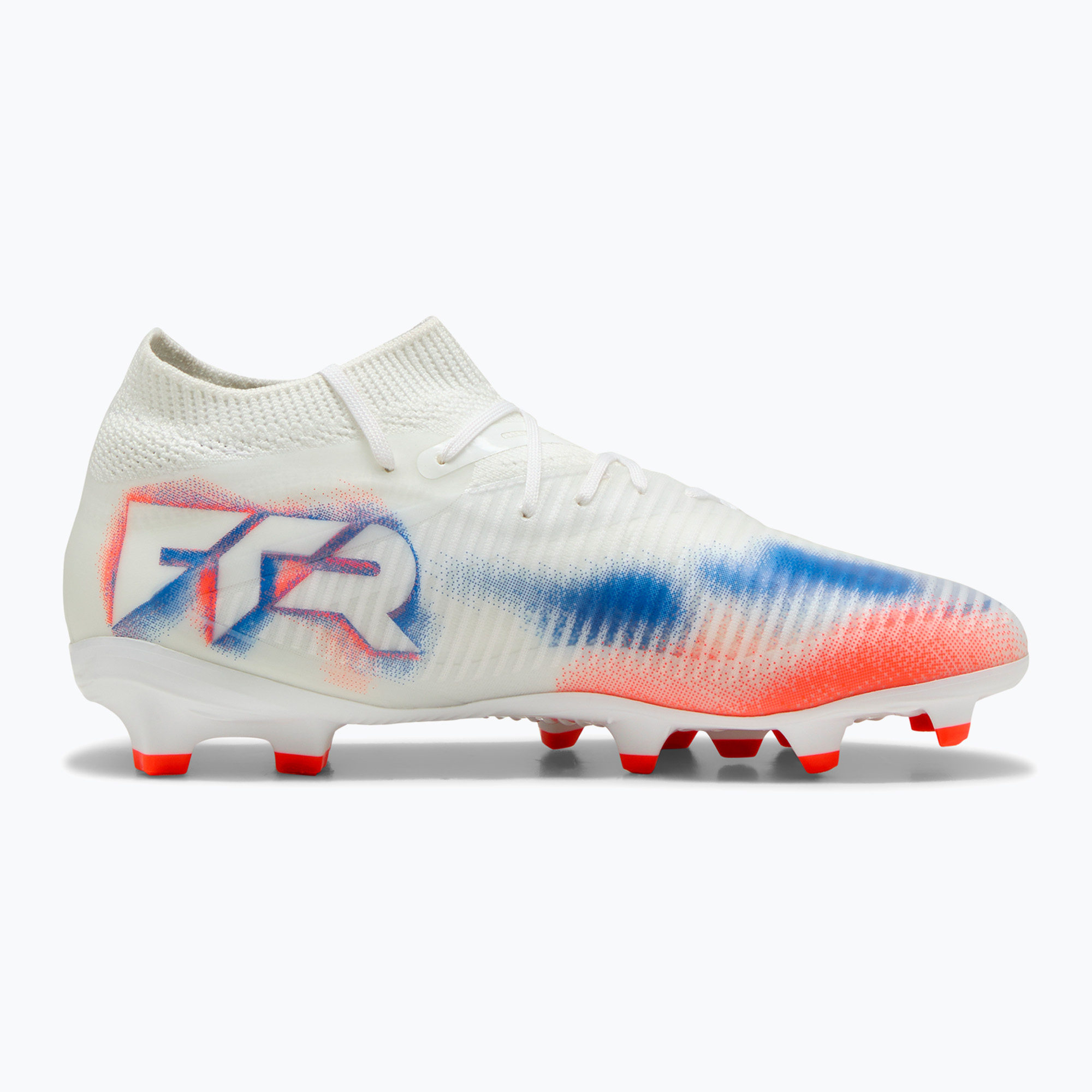 Buty piłkarskie dziecięce PUMA Future 8 Pro FG/AG Jr puma white/puma black/glowing red 