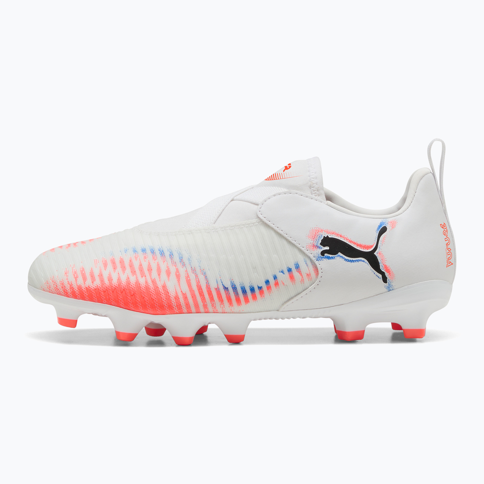 Buty piłkarskie dziecięce PUMA Future 8 Match LL FG/AG Jr puma white/puma black/glowing red 