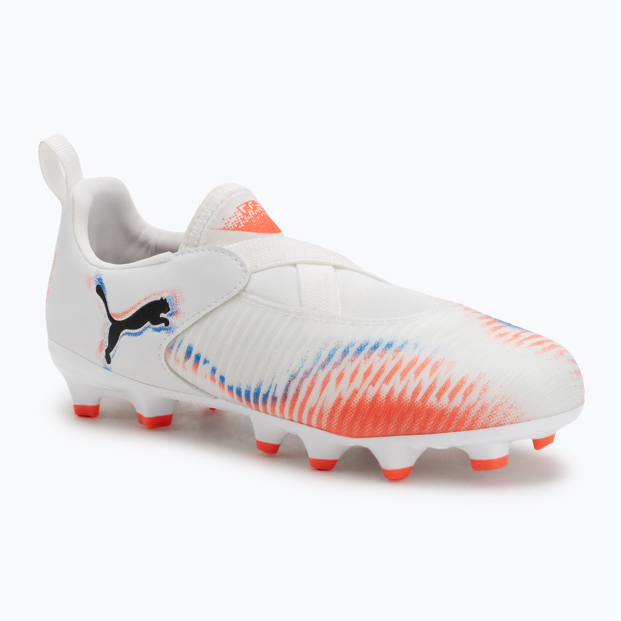 Buty piłkarskie dziecięce PUMA Future 8 Match LL FG/AG Jr puma white/puma black/glowing red 