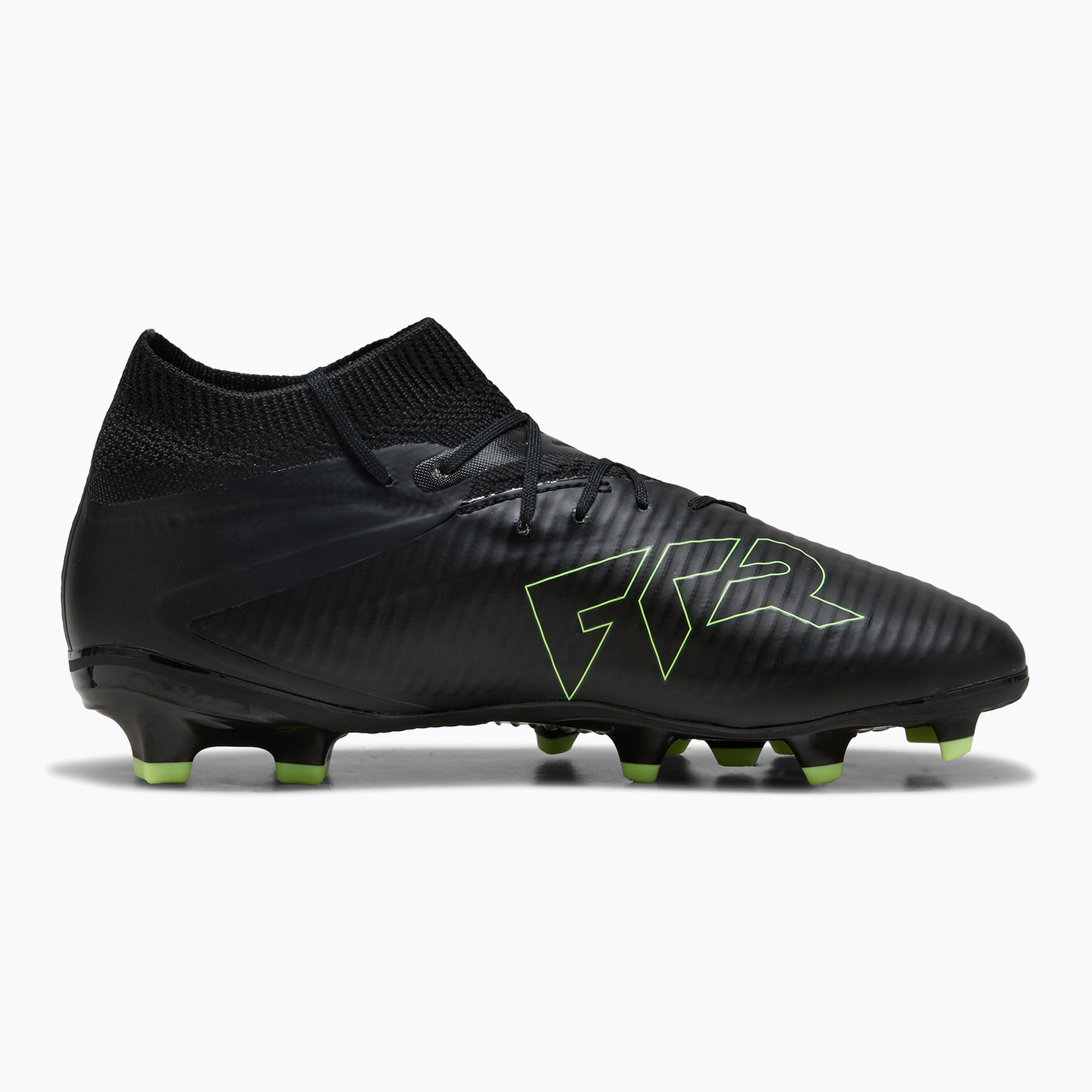 Buty piłkarskie dziecięce PUMA Future 8 Pro FG/AG Jr puma black/fizzy light/green terrain 