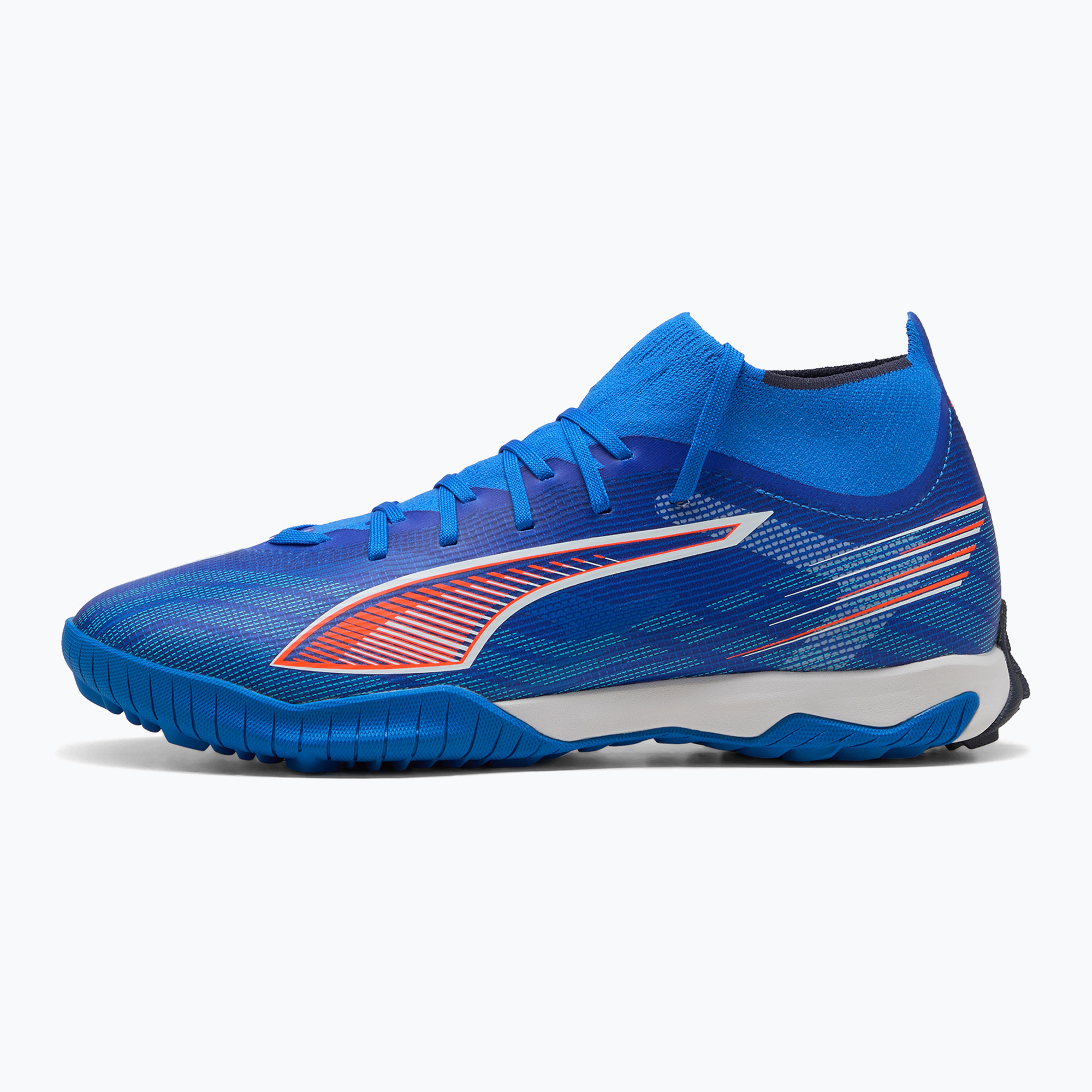 PUMA Ultra 6 Match+ TT men's football boots ultra blue/puma white/glowing red (46 EU)