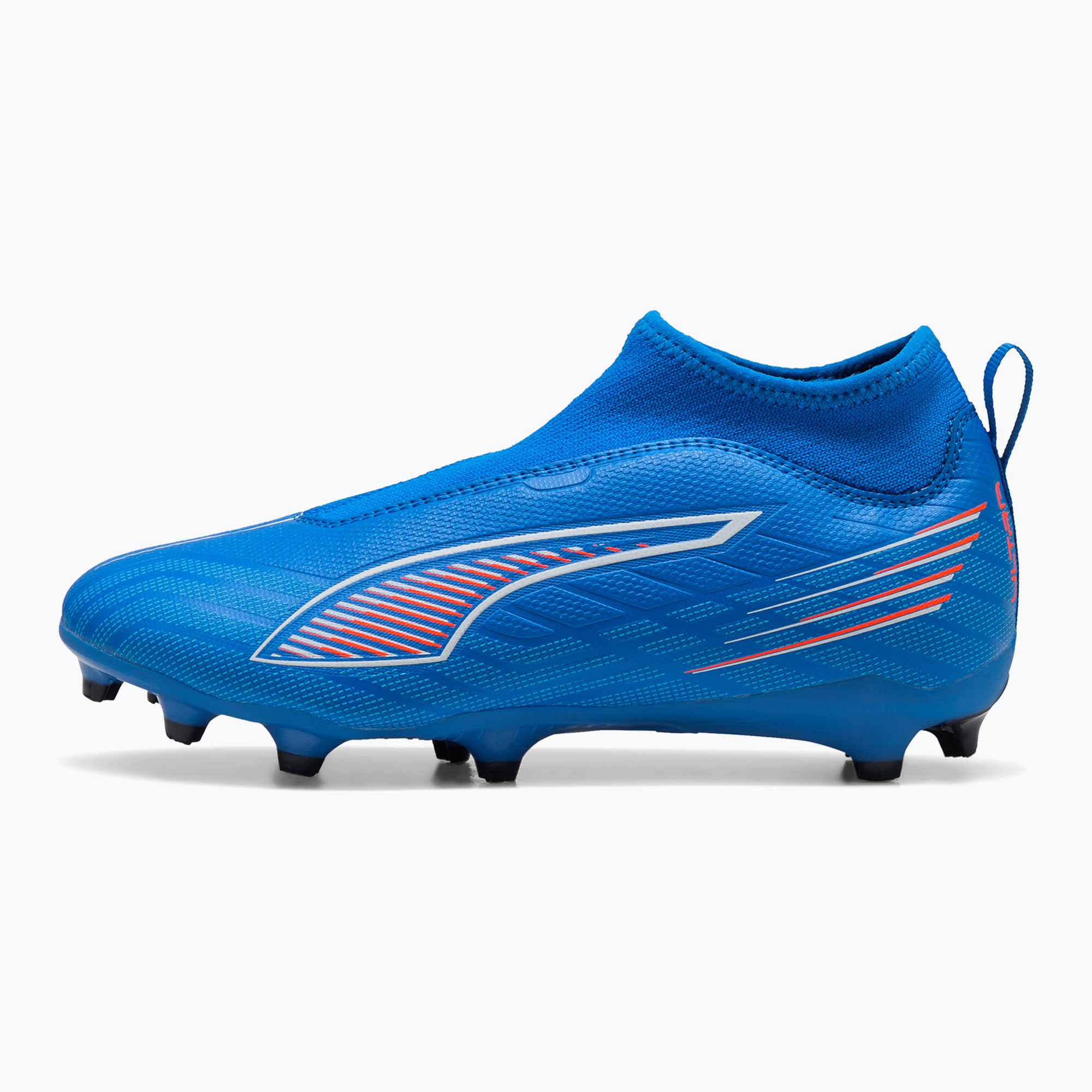Buty piłkarskie dziecięce PUMA Ultra 6 Match+ LL FG/AG Jr ultra blue/puma white/glowing red 