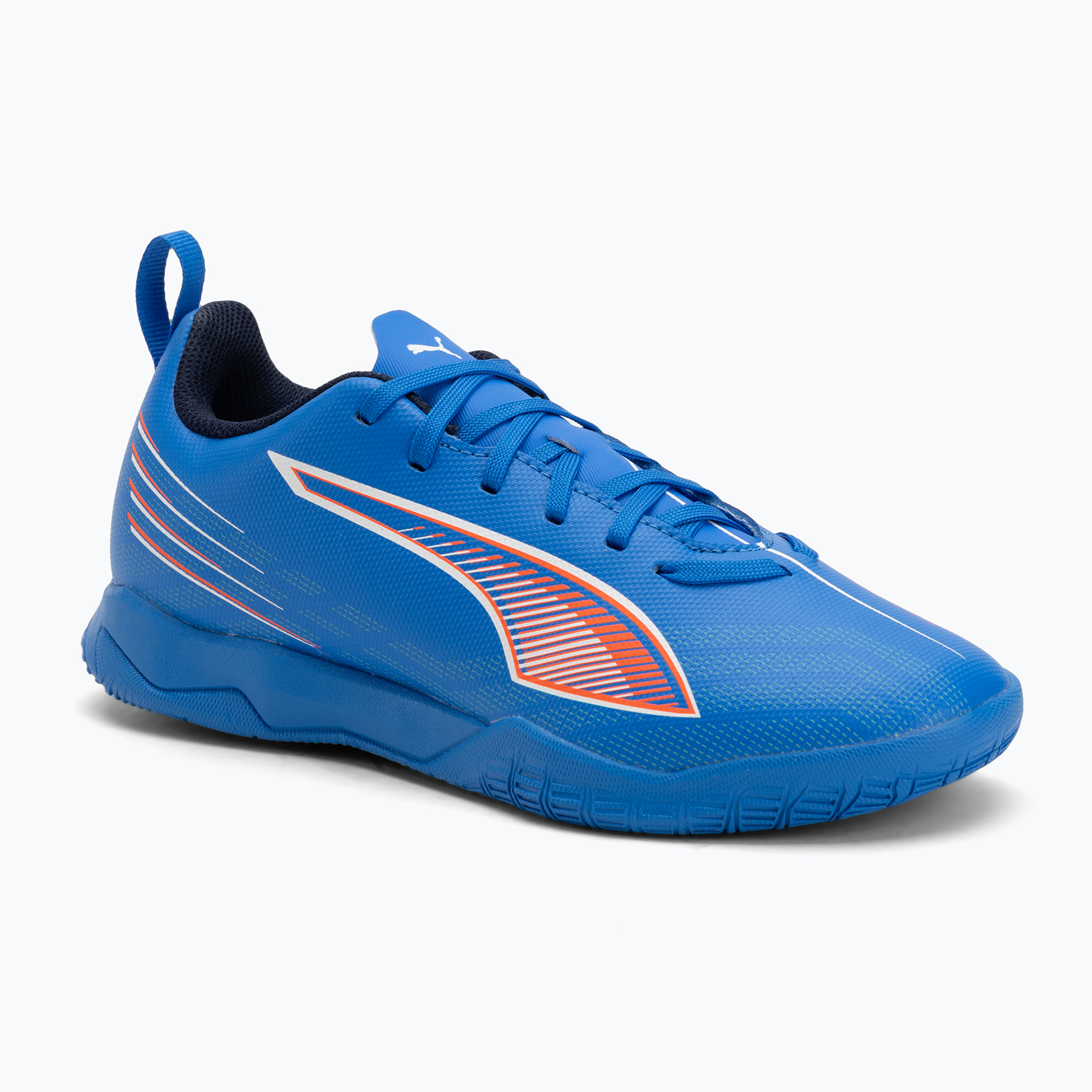 Buty piłkarskie dziecięce PUMA Ultra 6 Play It Jr ultra blue/puma white/glowing red 