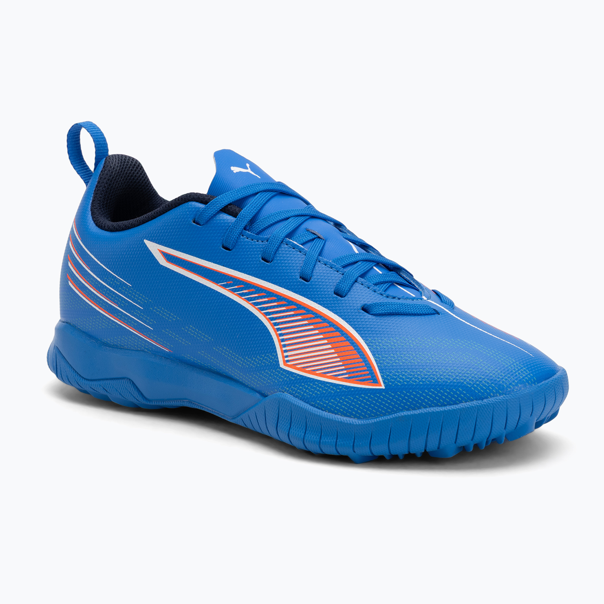 Buty piłkarskie dziecięce PUMA Ultra 6 Play TT Jr ultra blue/puma white/glowing red 