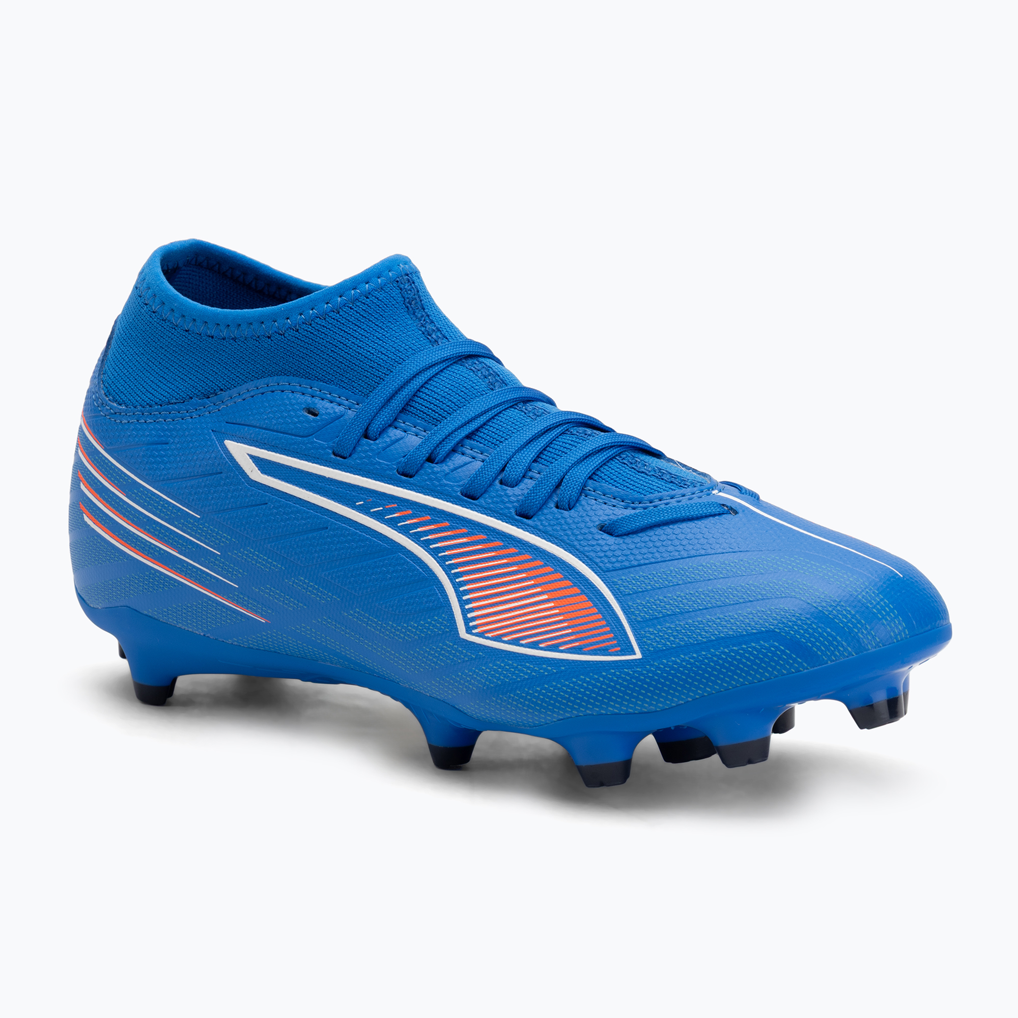 Buty piłkarskie męskie PUMA Ultra 6 Play+ FG/AG ultra blue/puma white/glowing red 