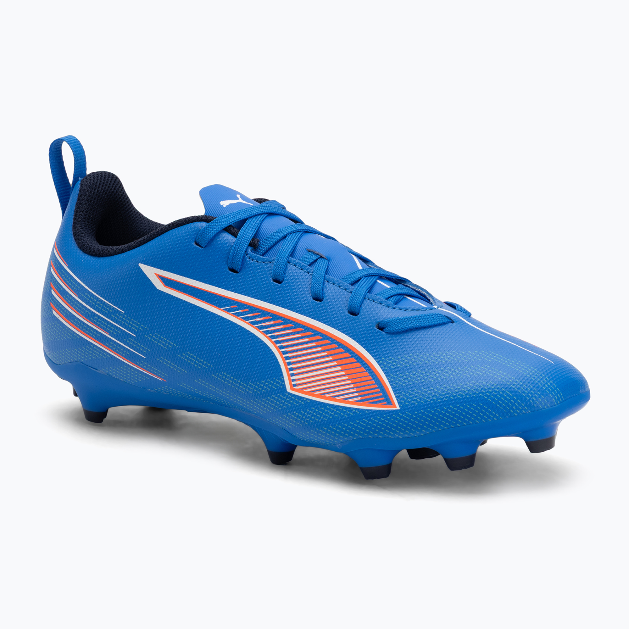 Buty piłkarskie dziecięce PUMA Ultra 6 Play FG/AG Jr ultra blue/puma white/glowing red 