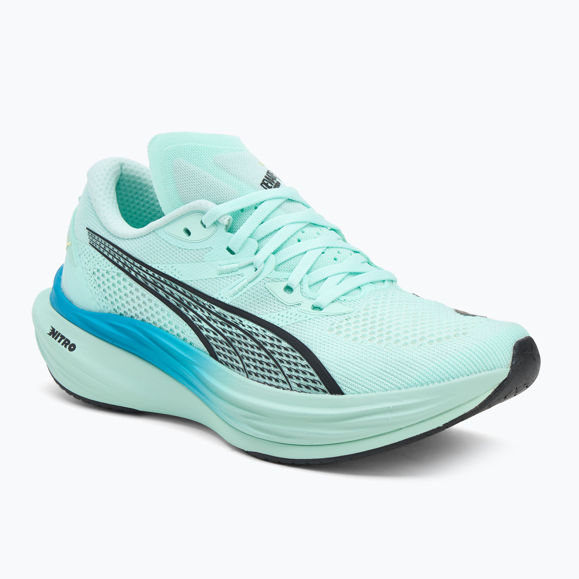 Buty do biegania męskie PUMA Deviate Nitro 3 mint melt/speed blue 