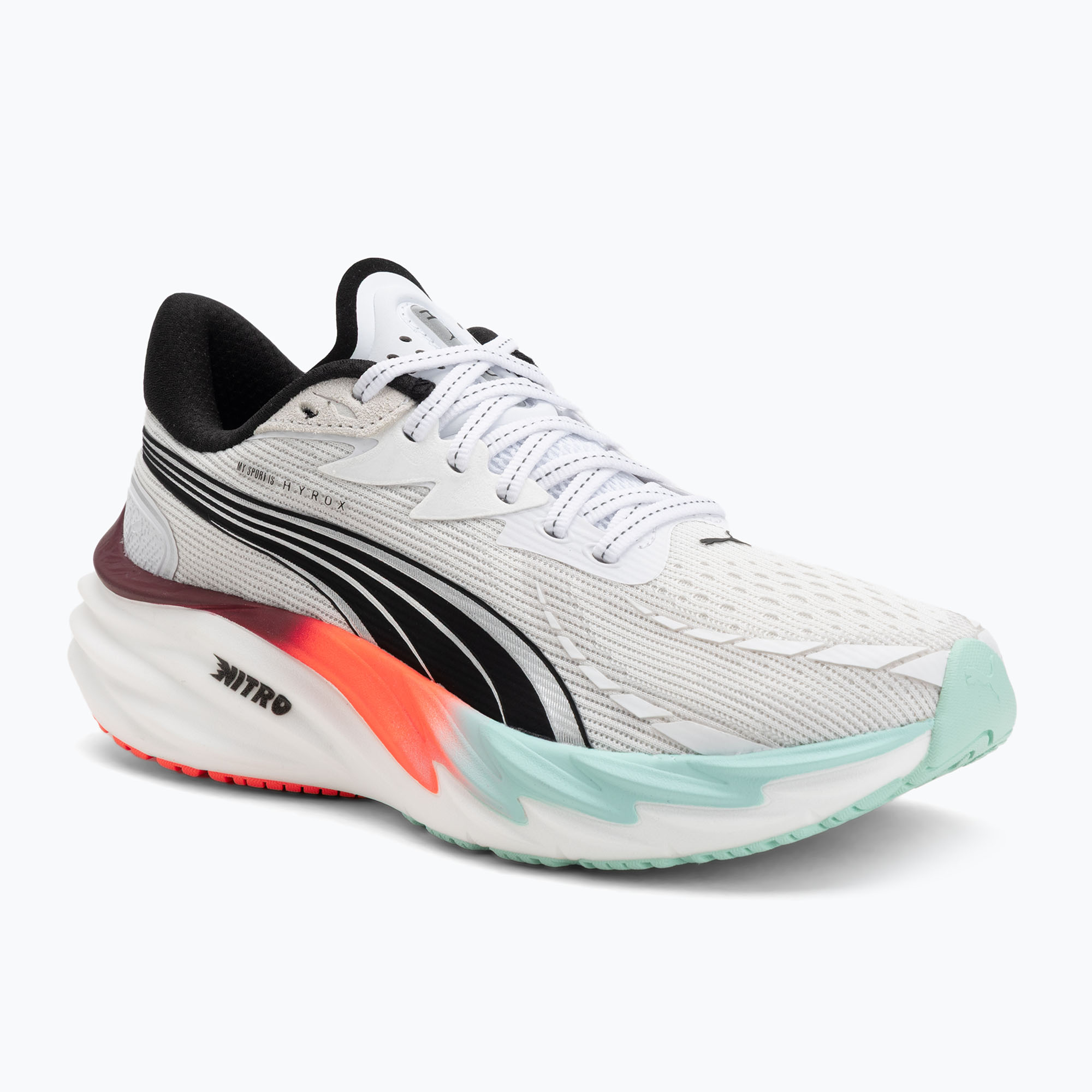 Buty do biegania damskie PUMA Velocity Nitro 4 Hyrox puma white/mint 