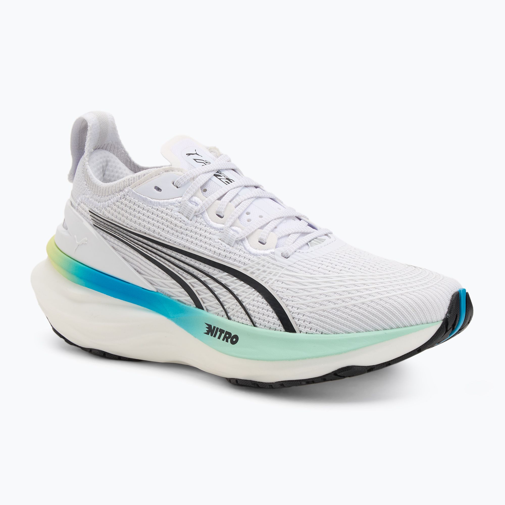 Buty do biegania damskie PUMA ForeverRun Nitro 2 puma white/mint melt 