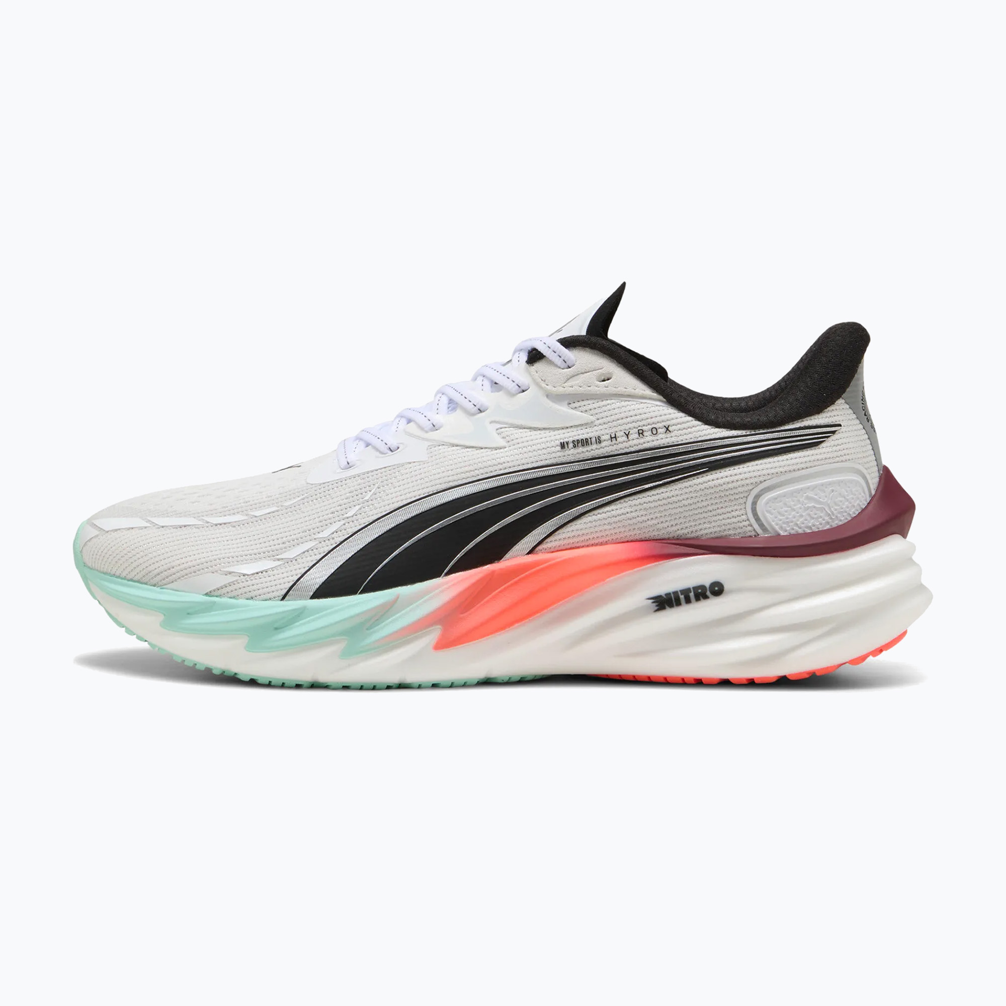 Buty do biegania męskie PUMA Velocity Nitro 4 Hyrox puma white/mint 