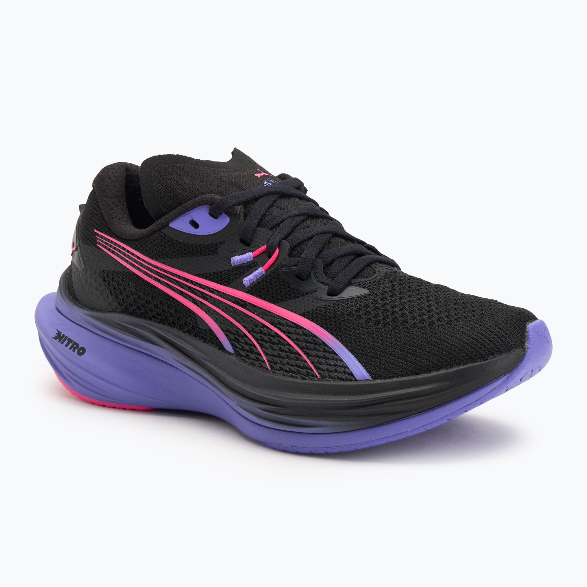 Buty do biegania damskie PUMA Deviate Nitro 3 Digitokyo puma black / fluro pink pes 