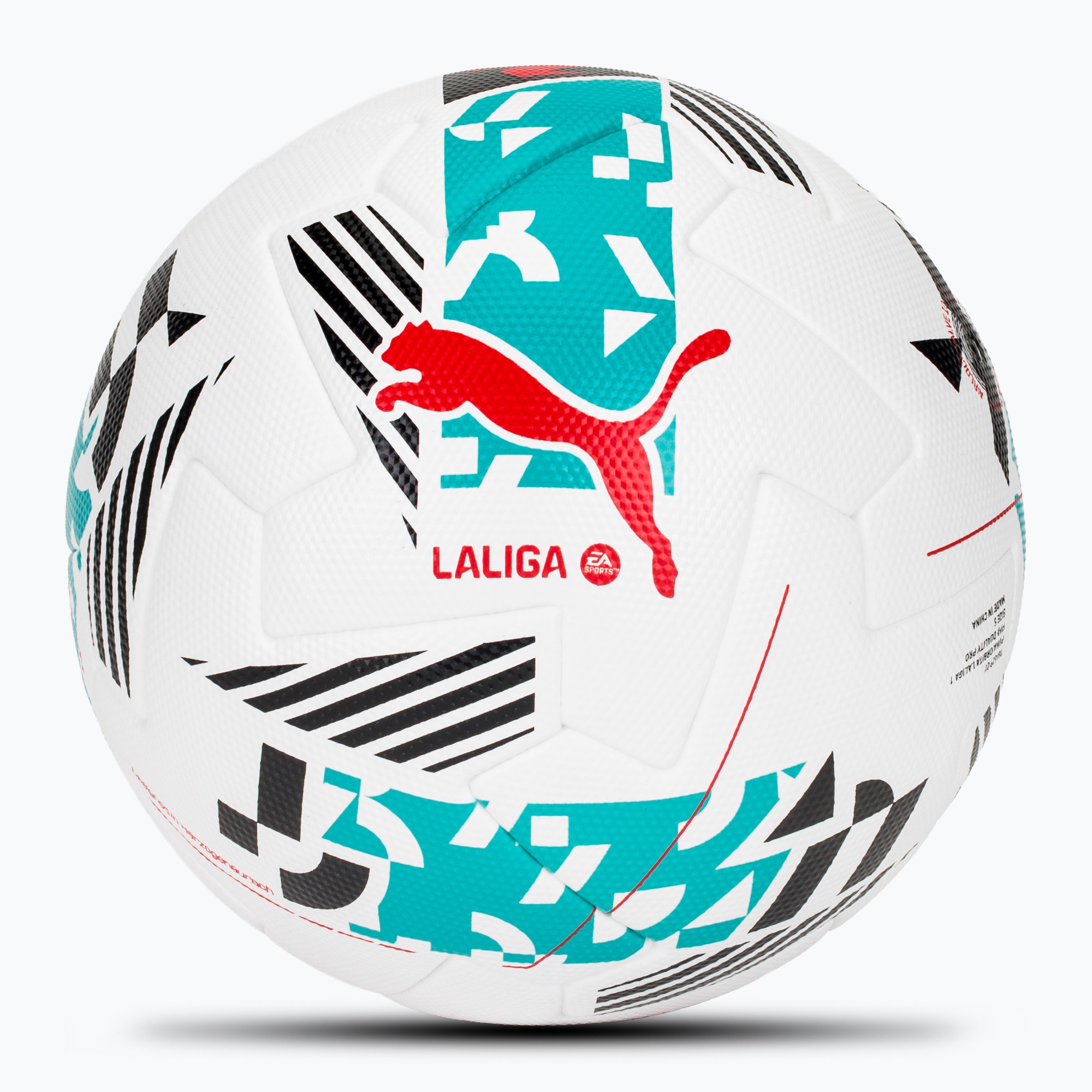 Minge de fotbal  PUMA Orbita Laliga 1 FIFA Quality Pro puma white/multicolor mărime 5