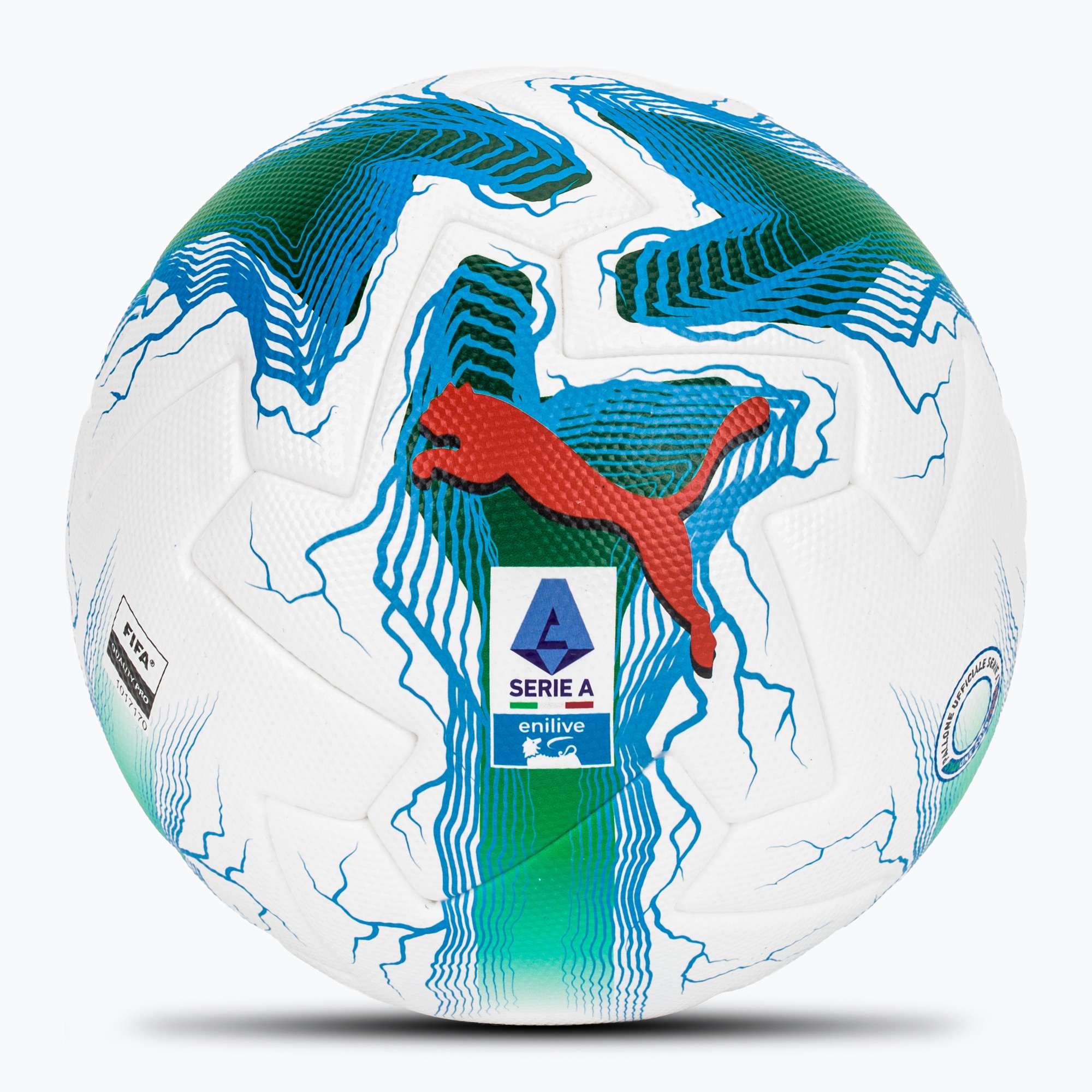 Minge de fotbal  PUMA Orbita Serie A FIFA Quality Pro puma white/multicolor mărime 5