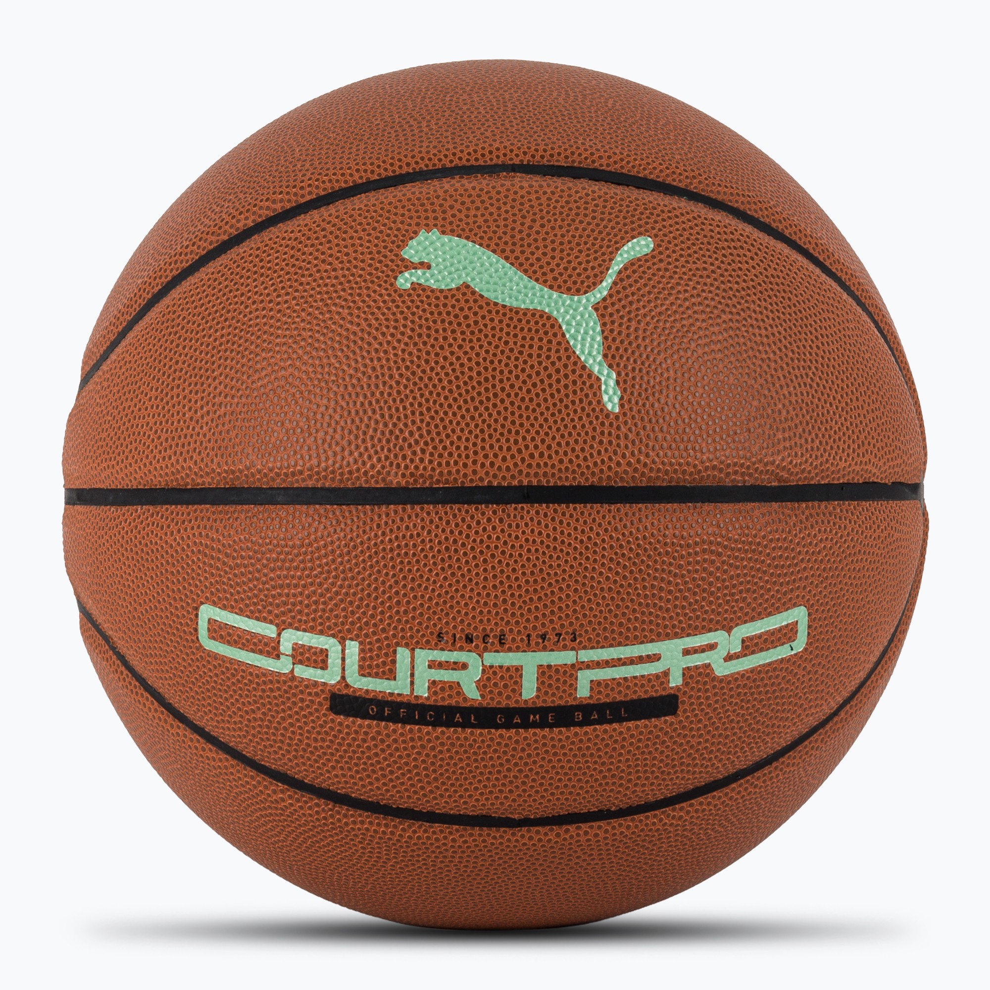 Piłka do koszykówki PUMA teamJAWS Court Pro Basketball leather brown/dark shadow rozmiar 7 