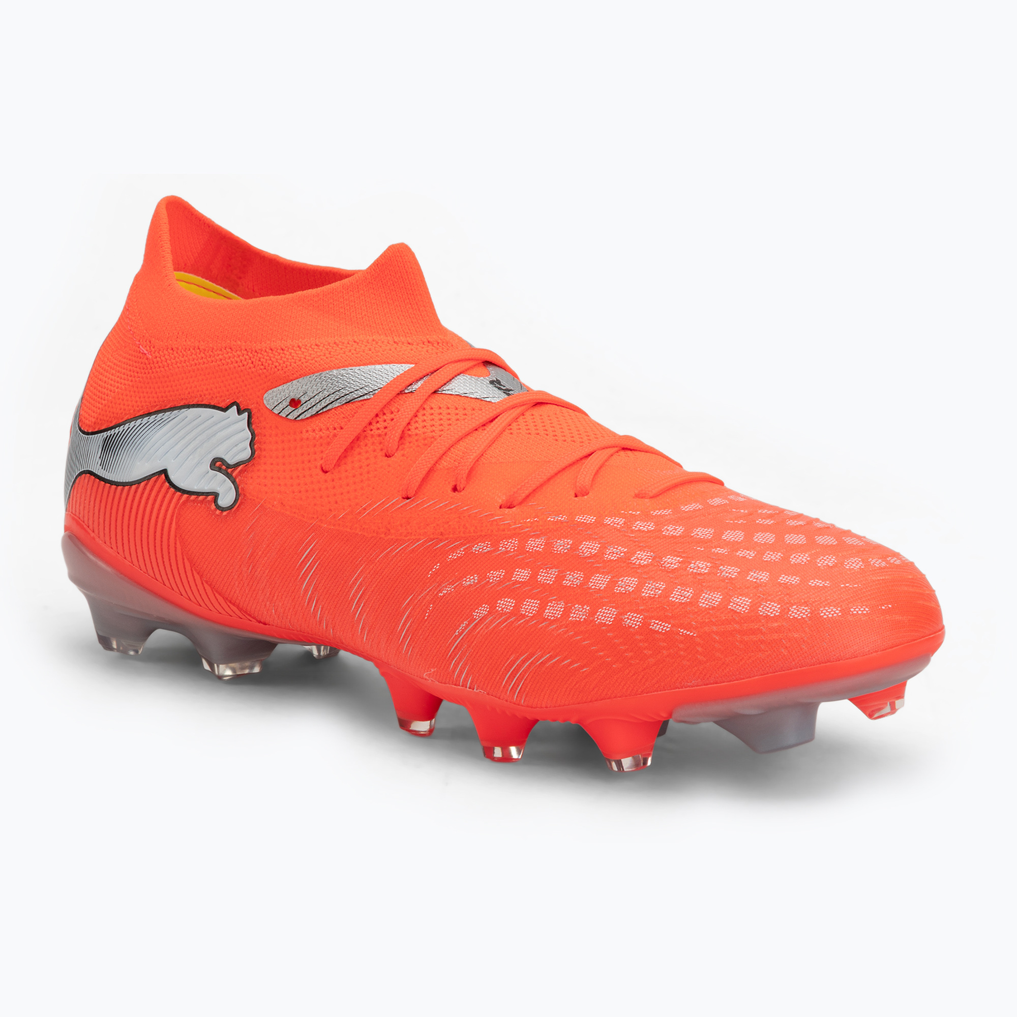 Buty piłkarskie PUMA Future 9 Match FG/AG glowing red/puma white/puma black/puma silver 