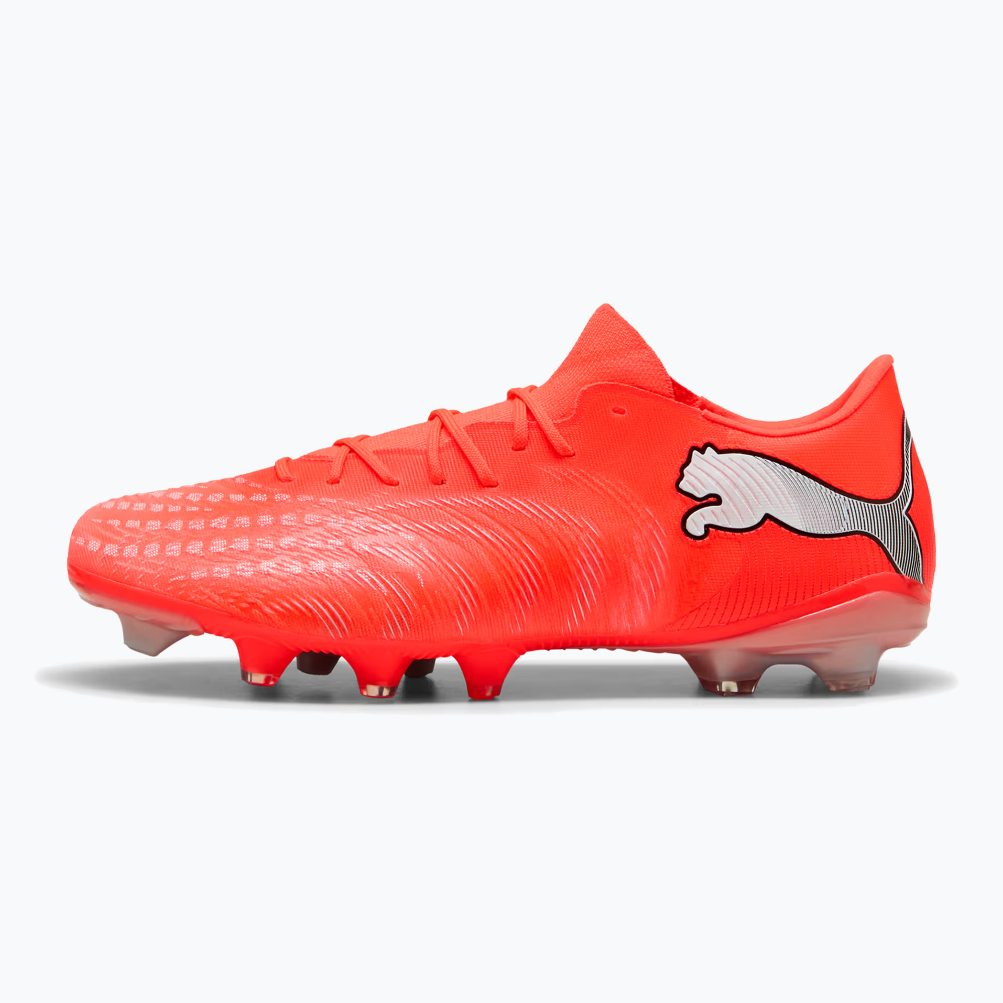 Buty piłkarskie PUMA Future 9 Match Fusion FG/AG glowing red/puma white/puma black/puma silver 