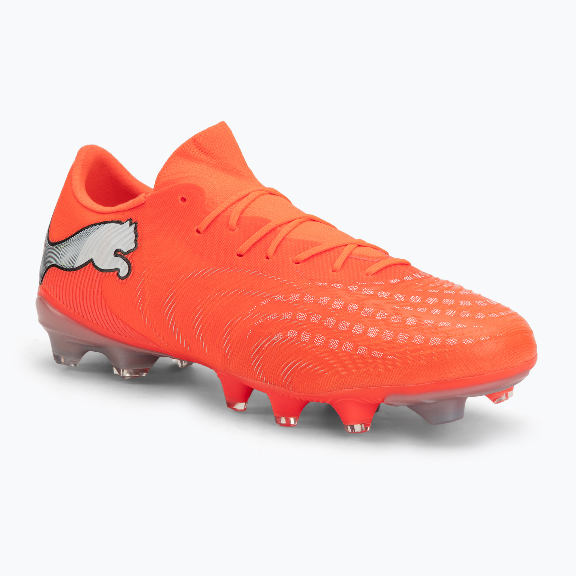 Buty piłkarskie PUMA Future 9 Match Fusion FG/AG glowing red/puma white/puma black/puma silver 