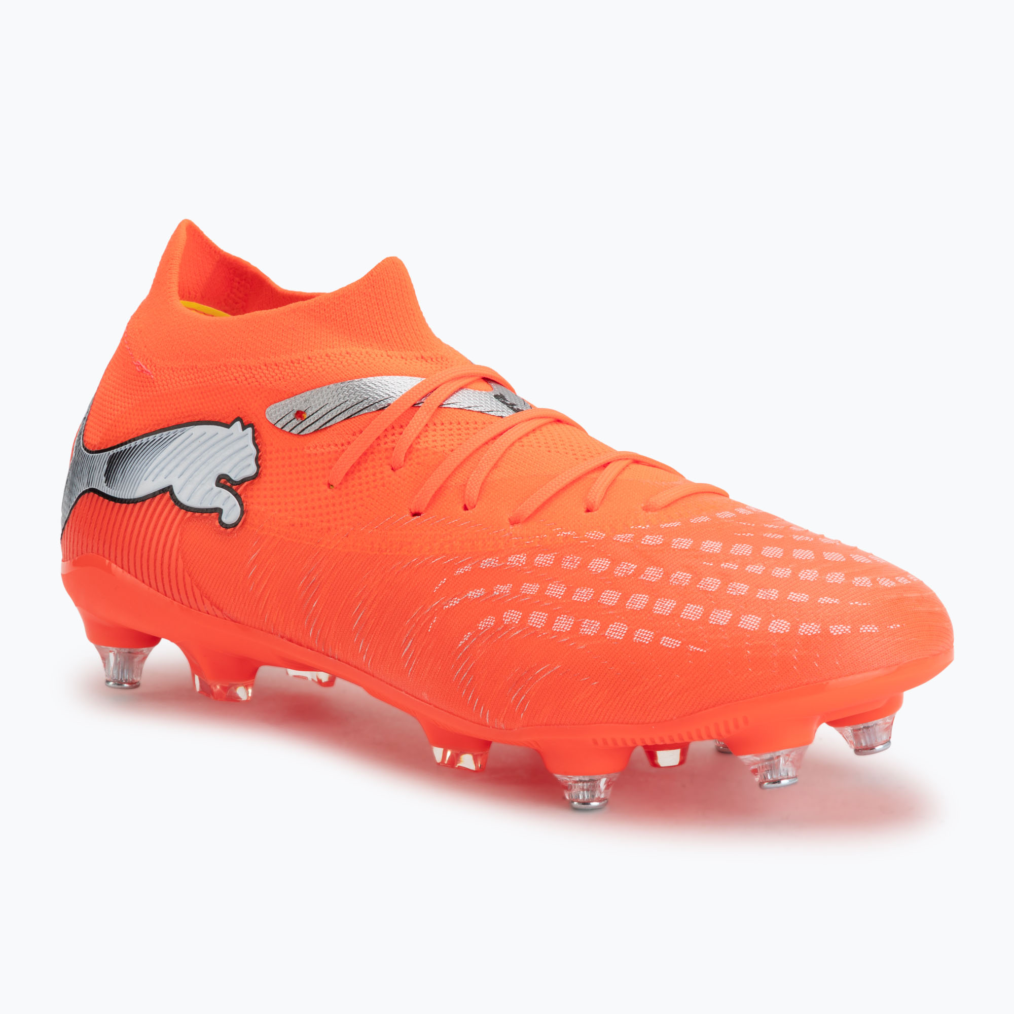 Buty piłkarskie PUMA Future 9 Match MxSG glowing red/puma white/puma black/puma silver 