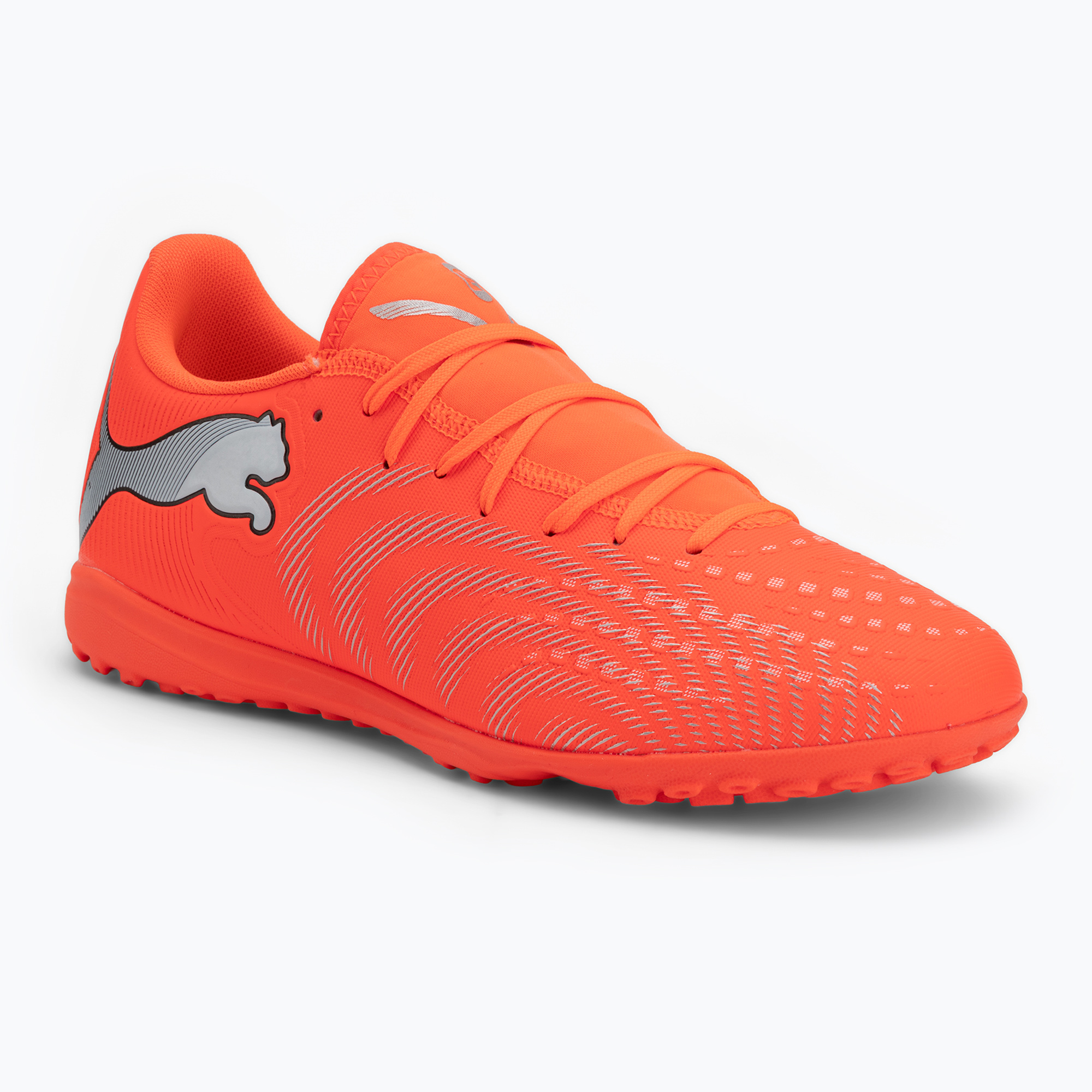 Buty piłkarskie PUMA Future 9 Play TT glowing red/puma white/puma black/puma silver 