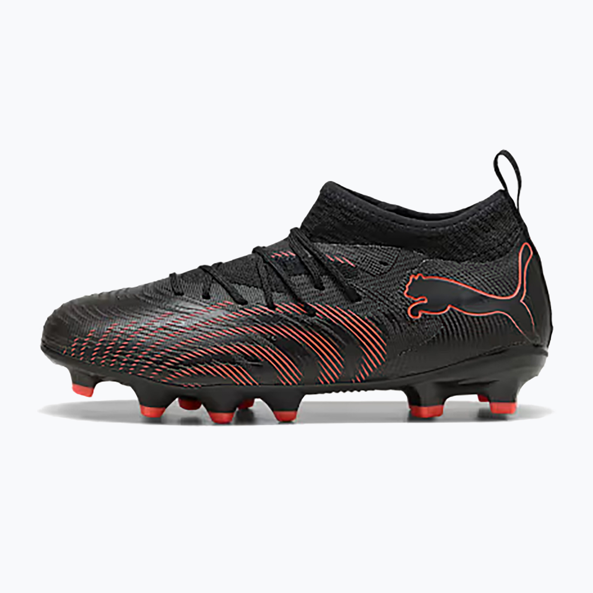 Buty piłkarskie dziecięce PUMA Future 9 Match FG/AG Jr puma black/glowing red/strong grey