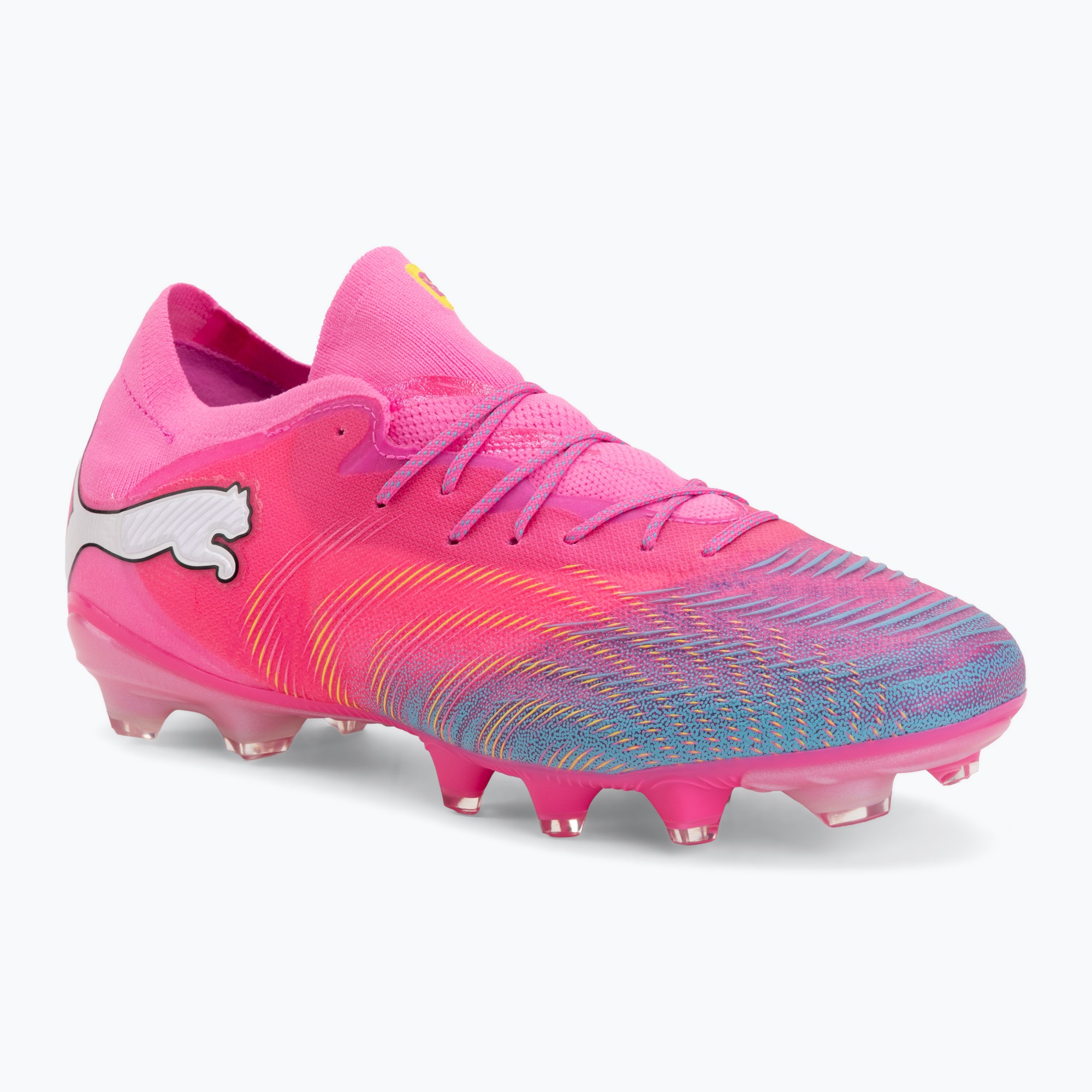 Футболни обувки PUMA Future 9 Fusion FG/AG poison pink/sun stream/bright aqua/puma wht