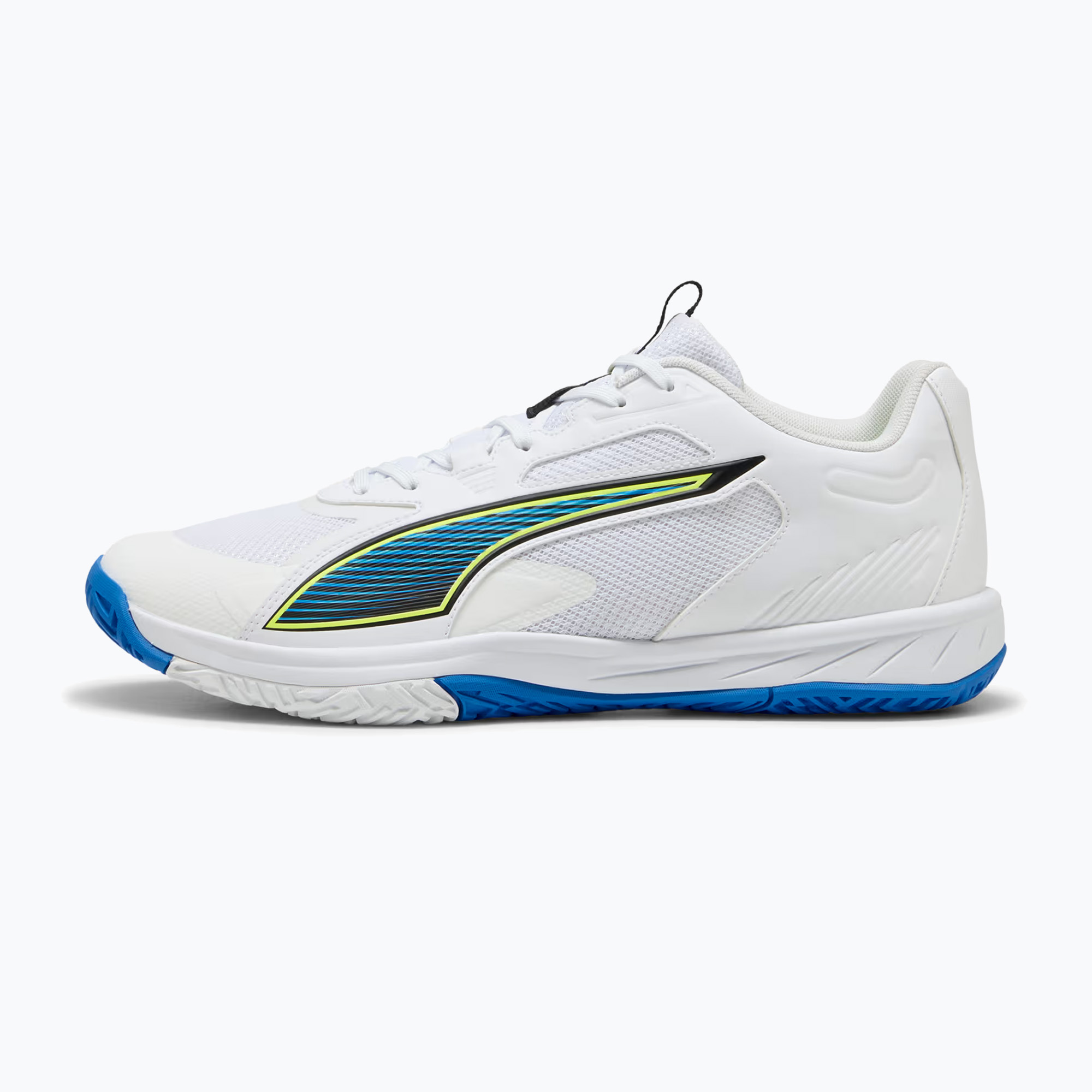 Buty do piłki ręcznej PUMA Accelerate Pro 4 Game On puma white/glowing red/ultra blue 