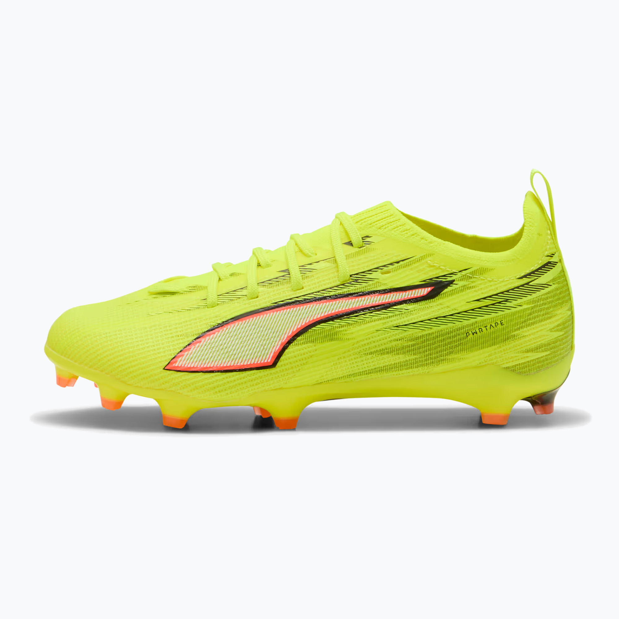 Buty piłkarskie PUMA Ultra 6 Pro Jr FG/AG yellow alert/puma black/glowing red/lime squeeze