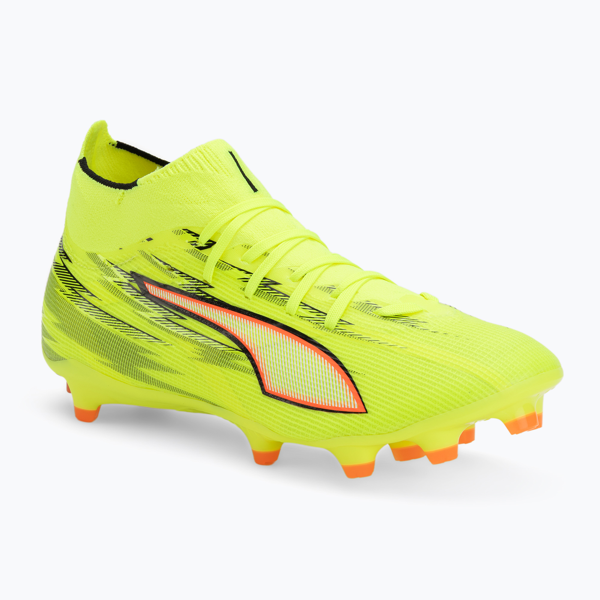 Buty piłkarskie PUMA Ultra 6 Match + FG/AG yellow alert/puma black/glowing red/lime squeeze 