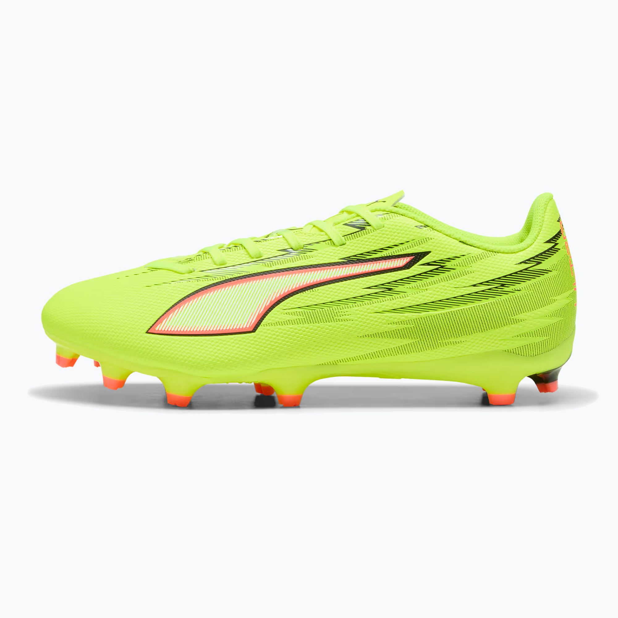 Футболни обувки PUMA Ultra 6 Play FG/AG yellow alert/puma black/glowing red/lime squeeze