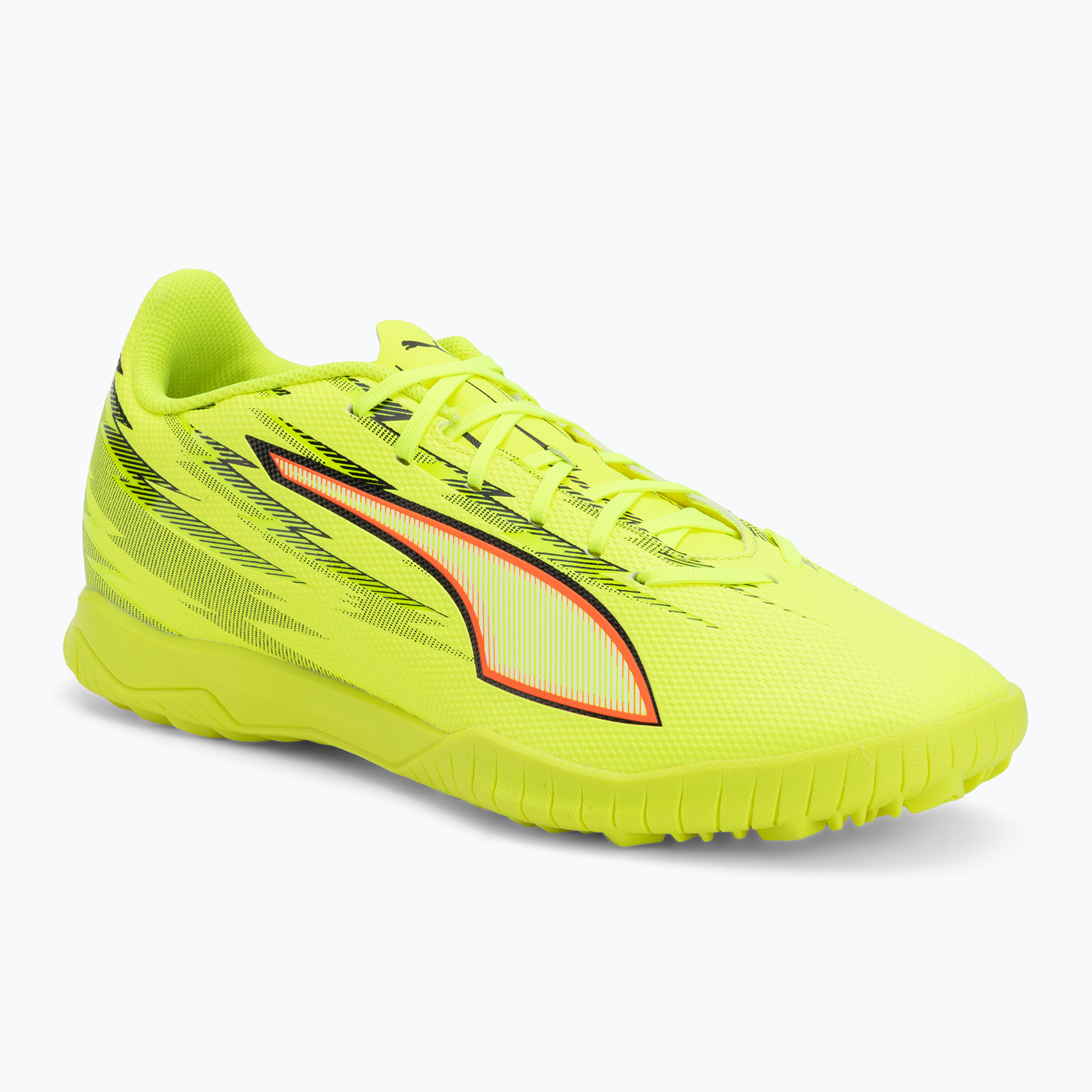 Buty piłkarskie PUMA Ultra 6 Play TT yellow alert/puma black/glowing red/lime squeeze 