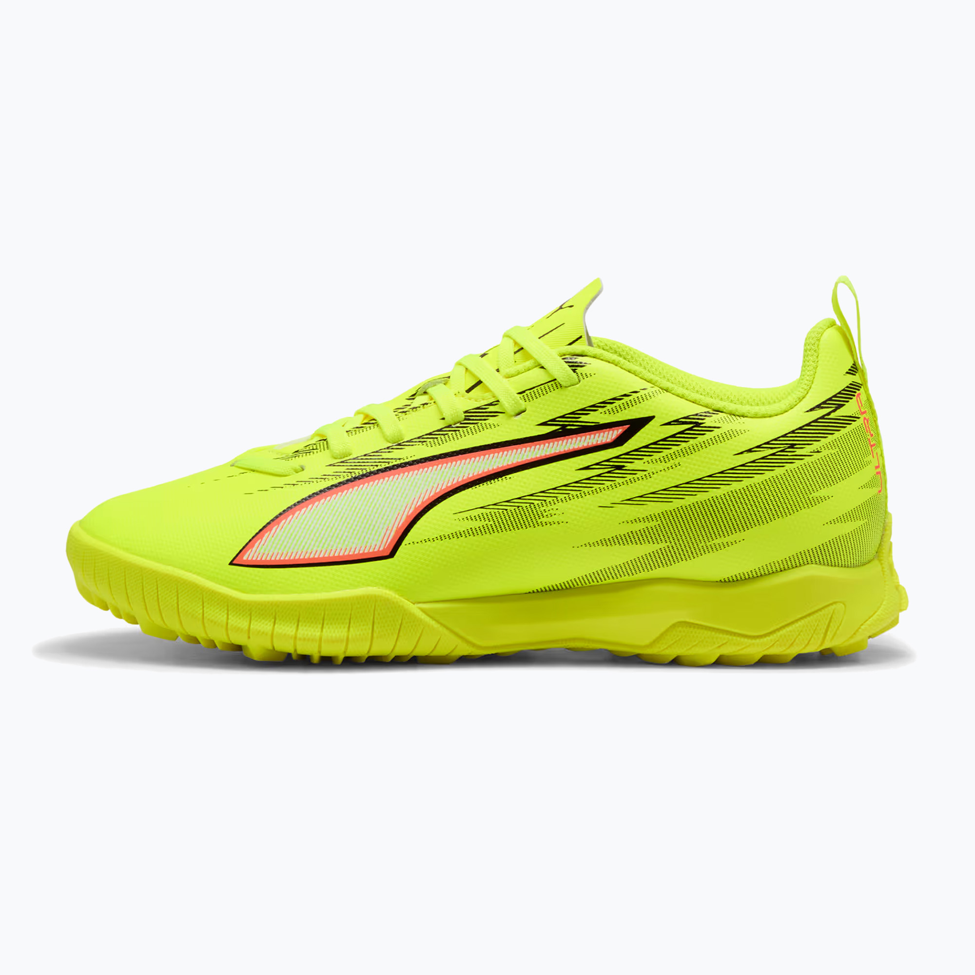 Детски футболни обувки PUMA Ultra 6 Play TT Jr yellow alert/puma black/glowing red/lime squeeze