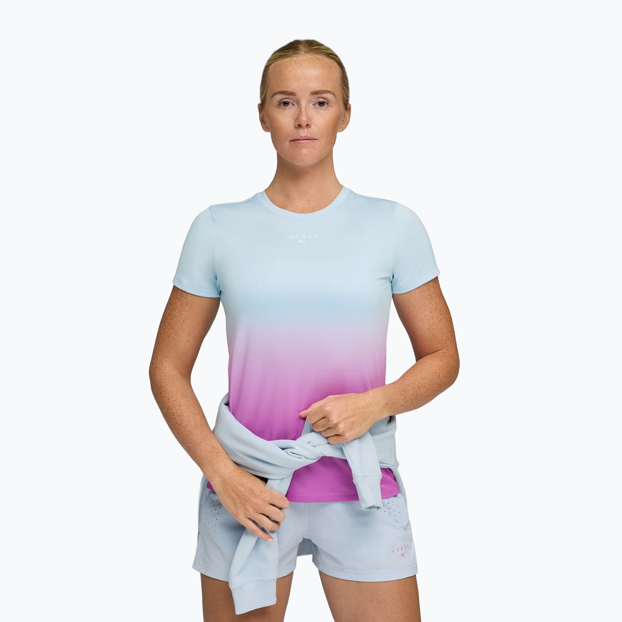 Koszulka treningowa damska PUMA Hyrox Poly Graphic Tee 73 